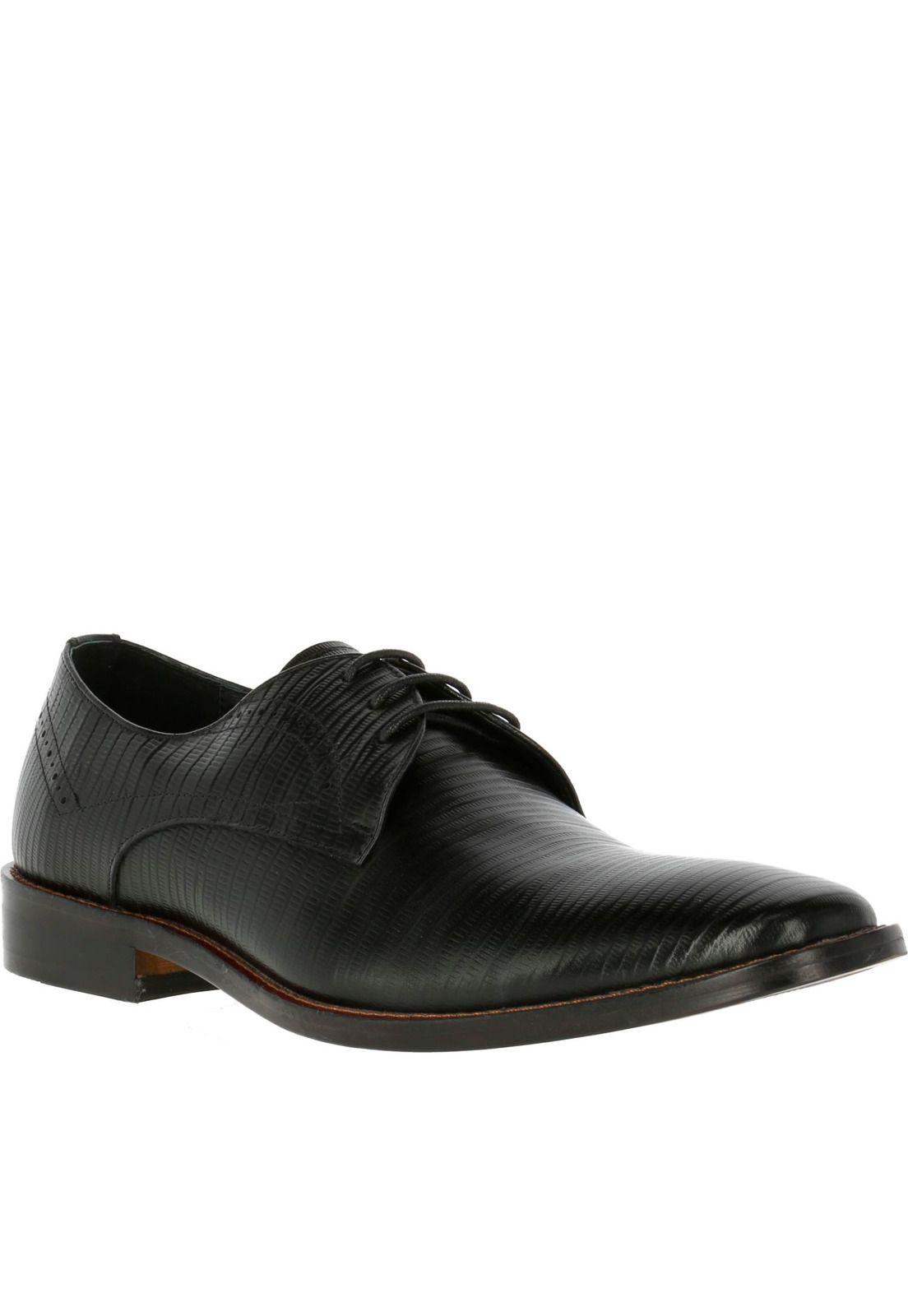 Zapato Cuero Bass Negro-0