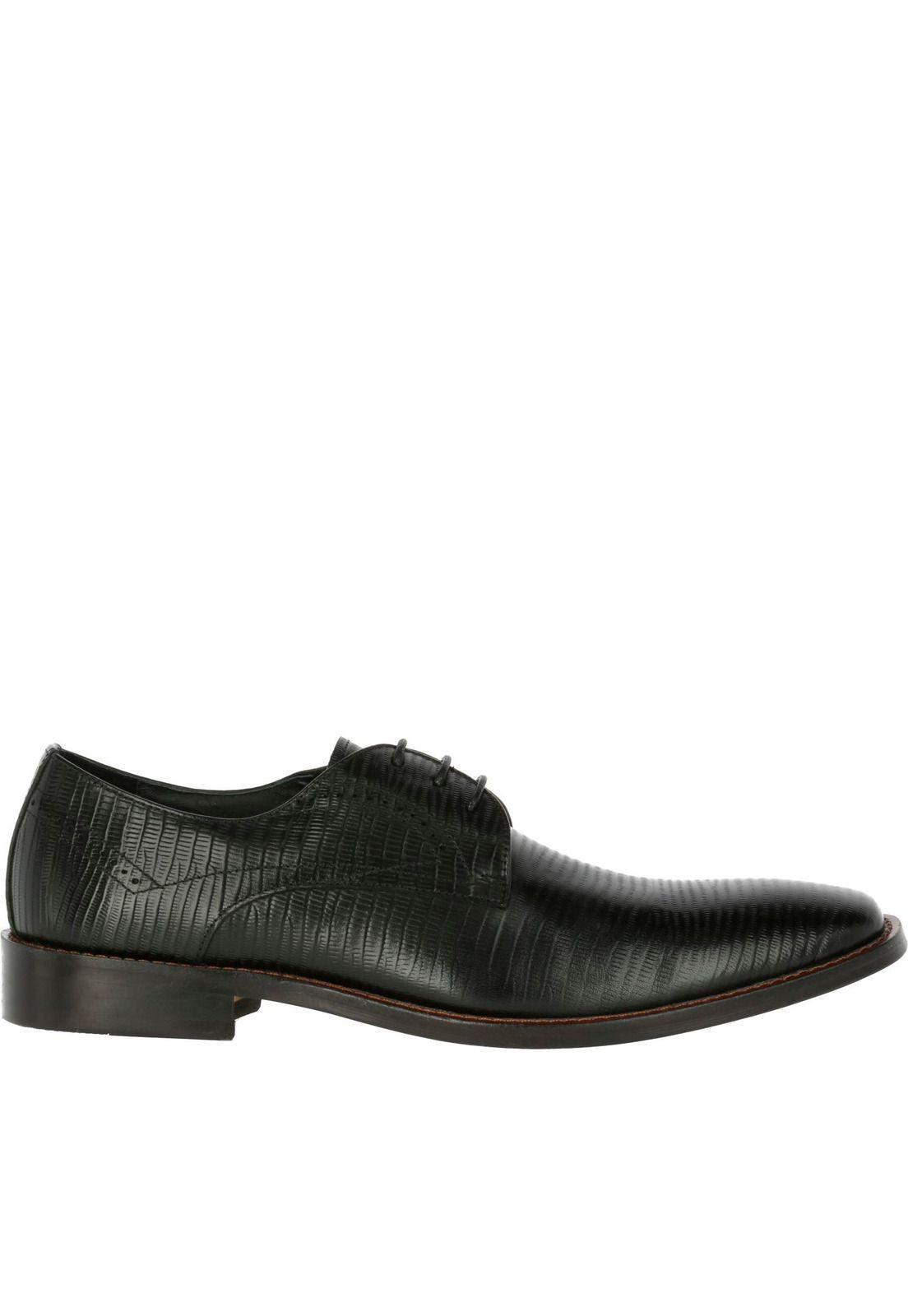 Zapato Cuero Bass Negro-3