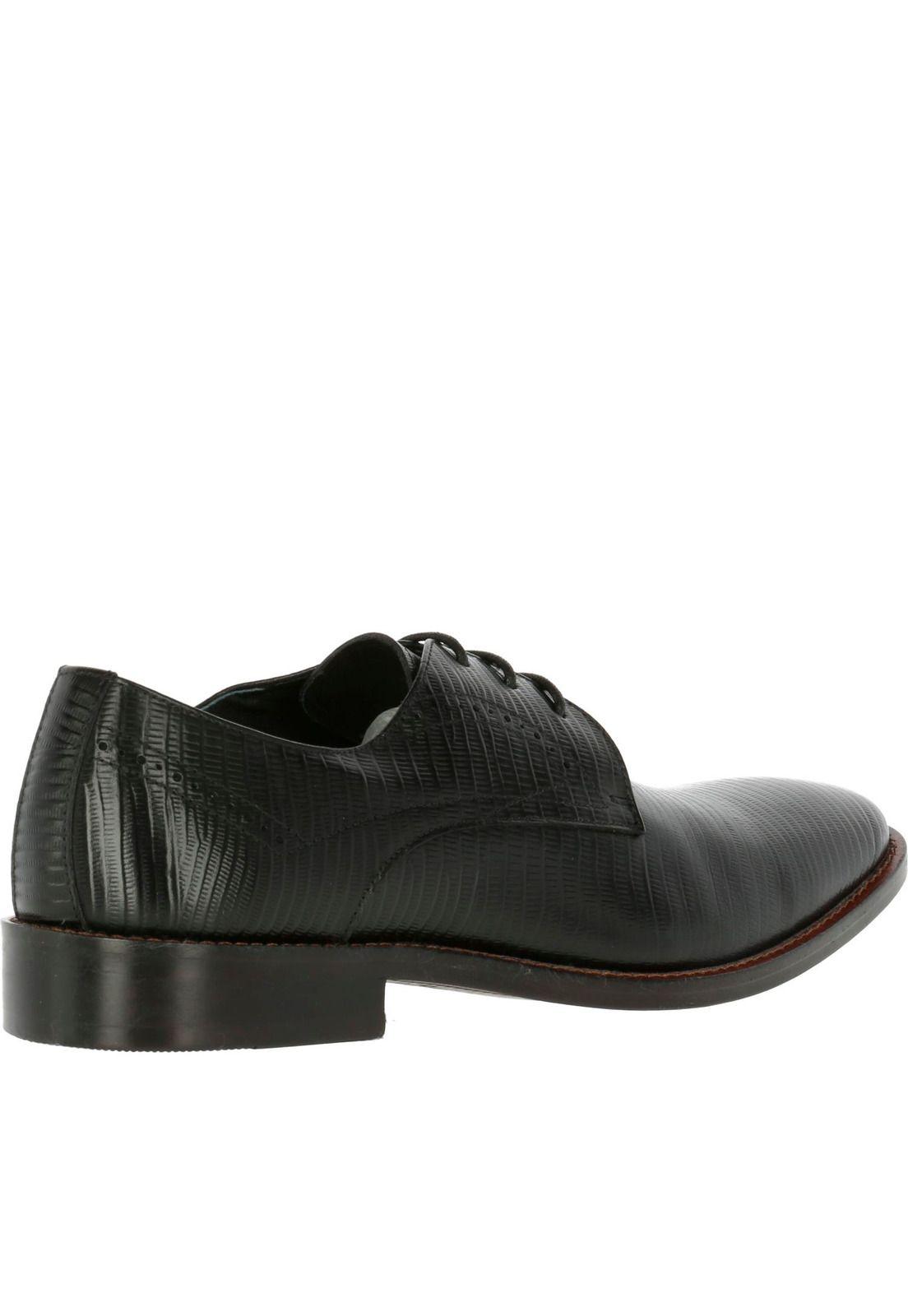 Zapato Cuero Bass Negro-4