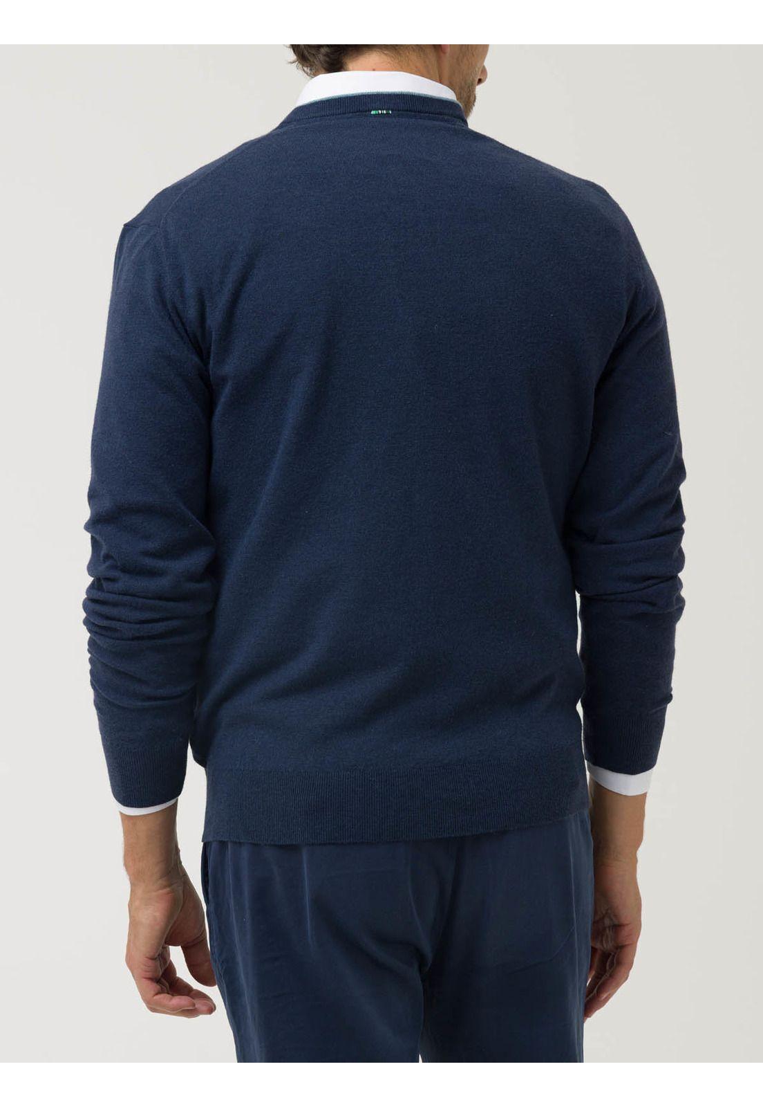 Sweater Fibras Recicladas Hombre Angriv Azul-5