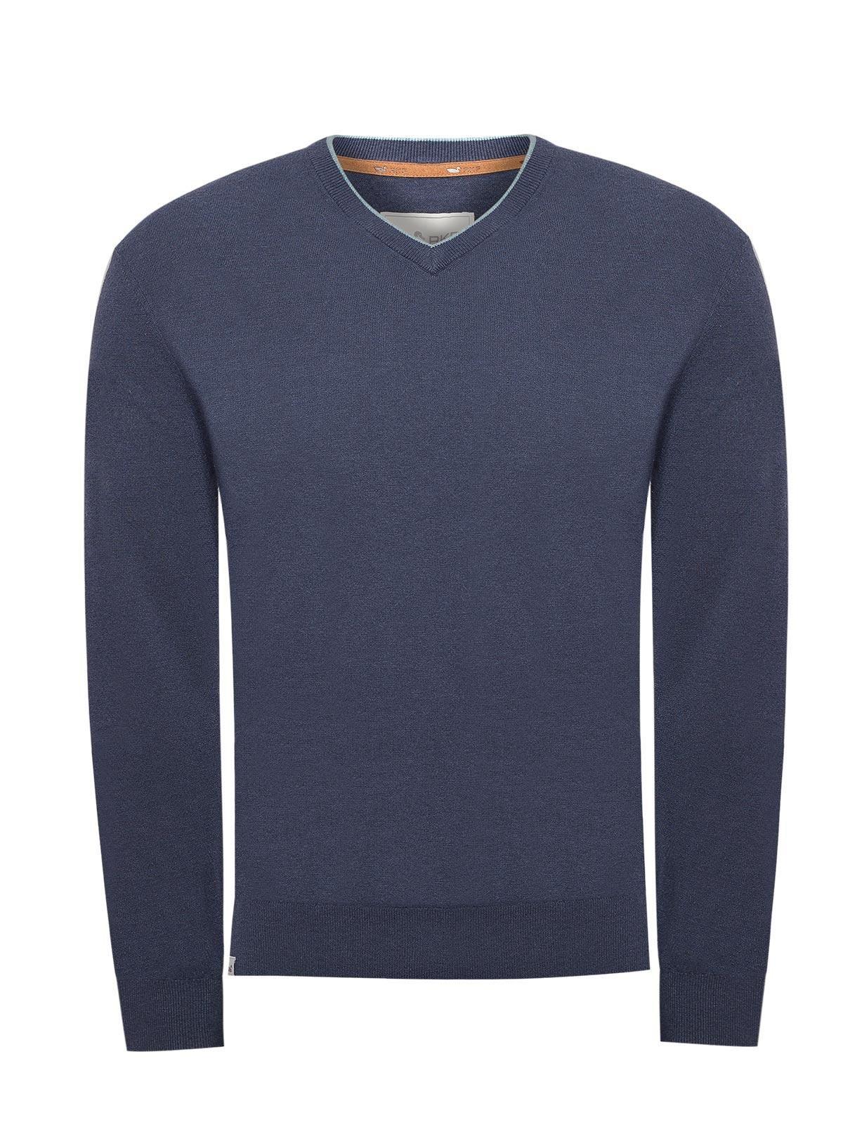 Sweater Fibras Recicladas Hombre Angriv Azul-0