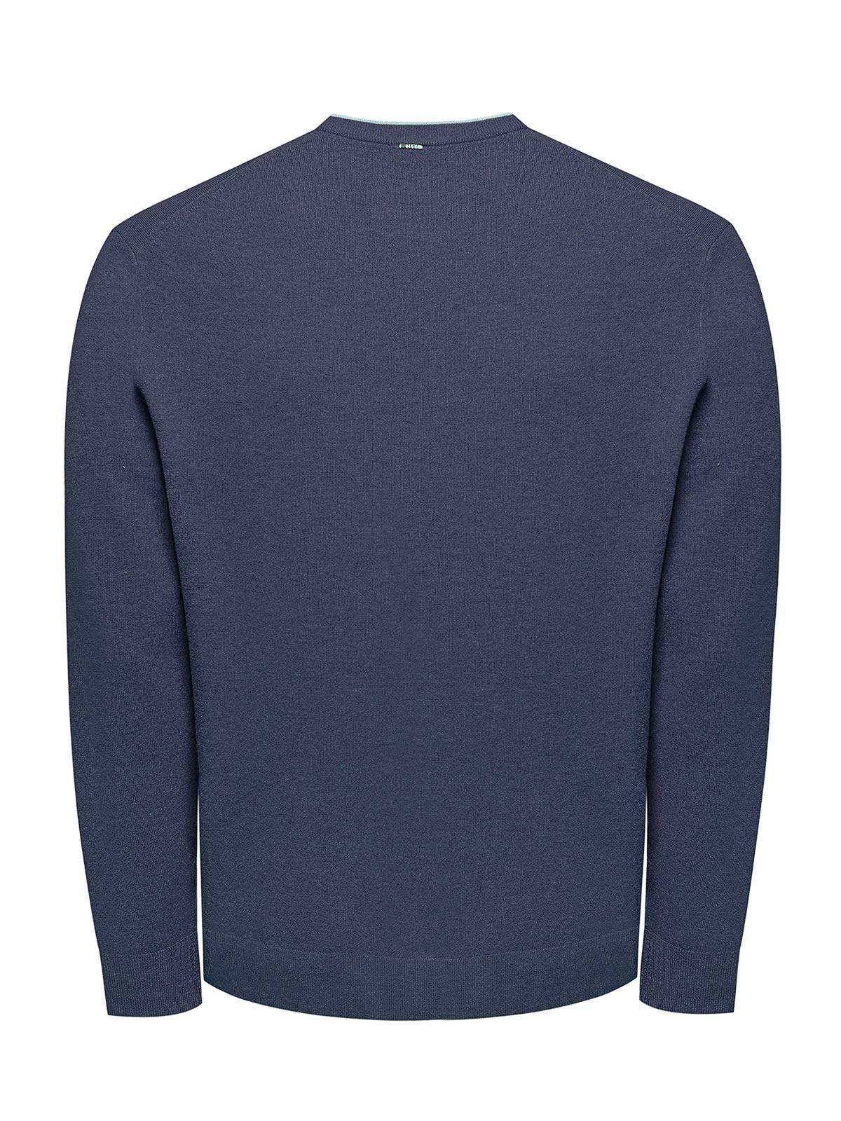 Sweater Fibras Recicladas Hombre Angriv Azul-1