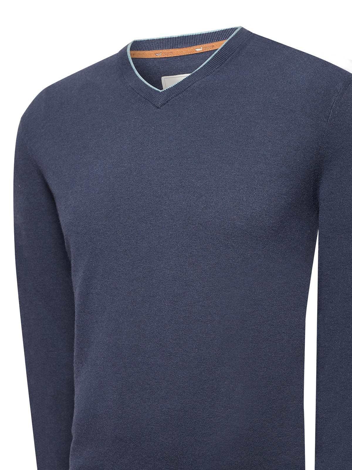 Sweater Fibras Recicladas Hombre Angriv Azul-3