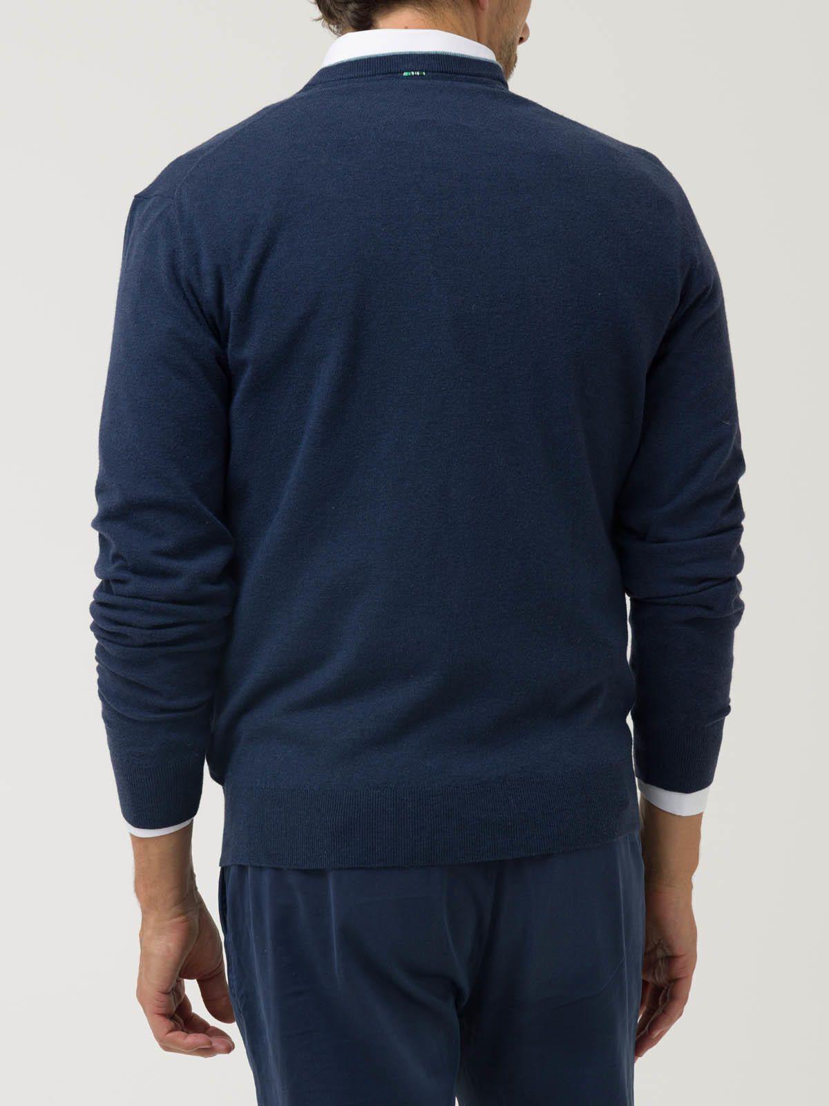 Sweater Fibras Recicladas Hombre Angriv Azul-5