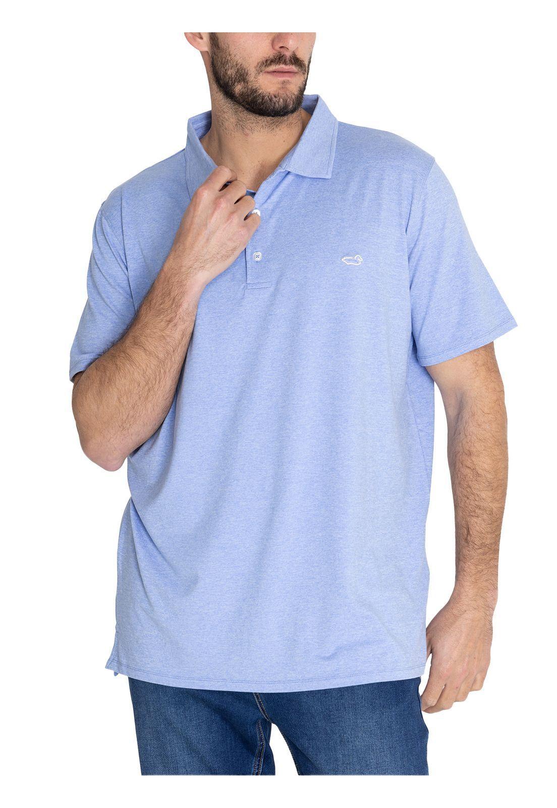 Polera Fibras Recicladas Azul Frateli Hombre -4