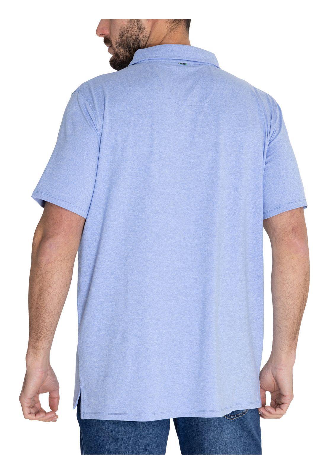 Polera Fibras Recicladas Azul Frateli Hombre -6