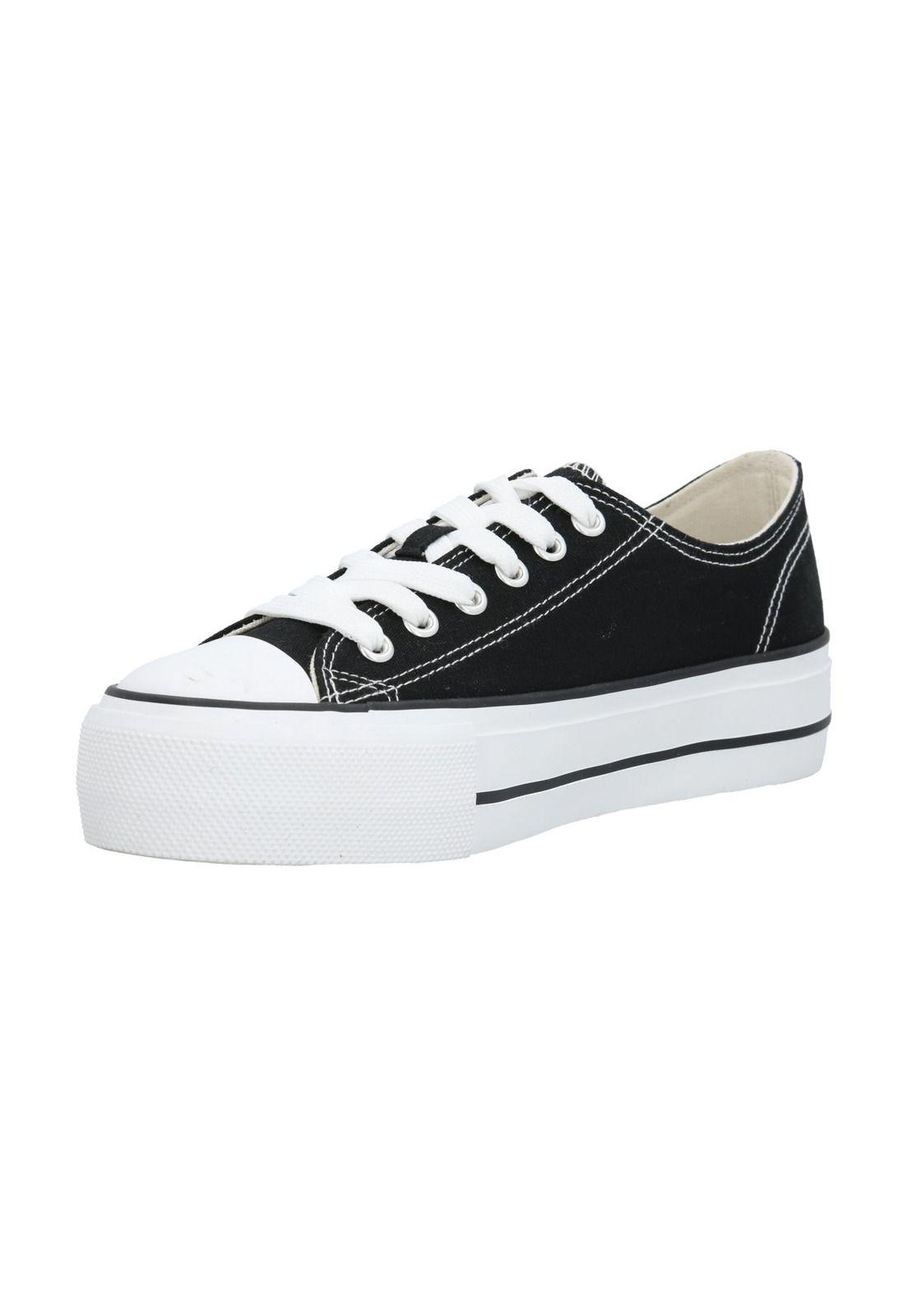 Zapatilla Mujer Sami Negro-4