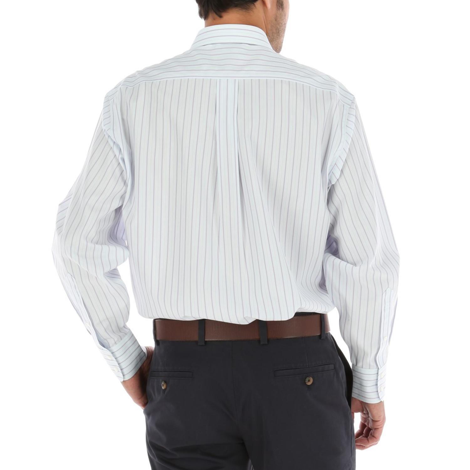 Camisa Algodón Libre de Arrugas Blanco Rockford-1