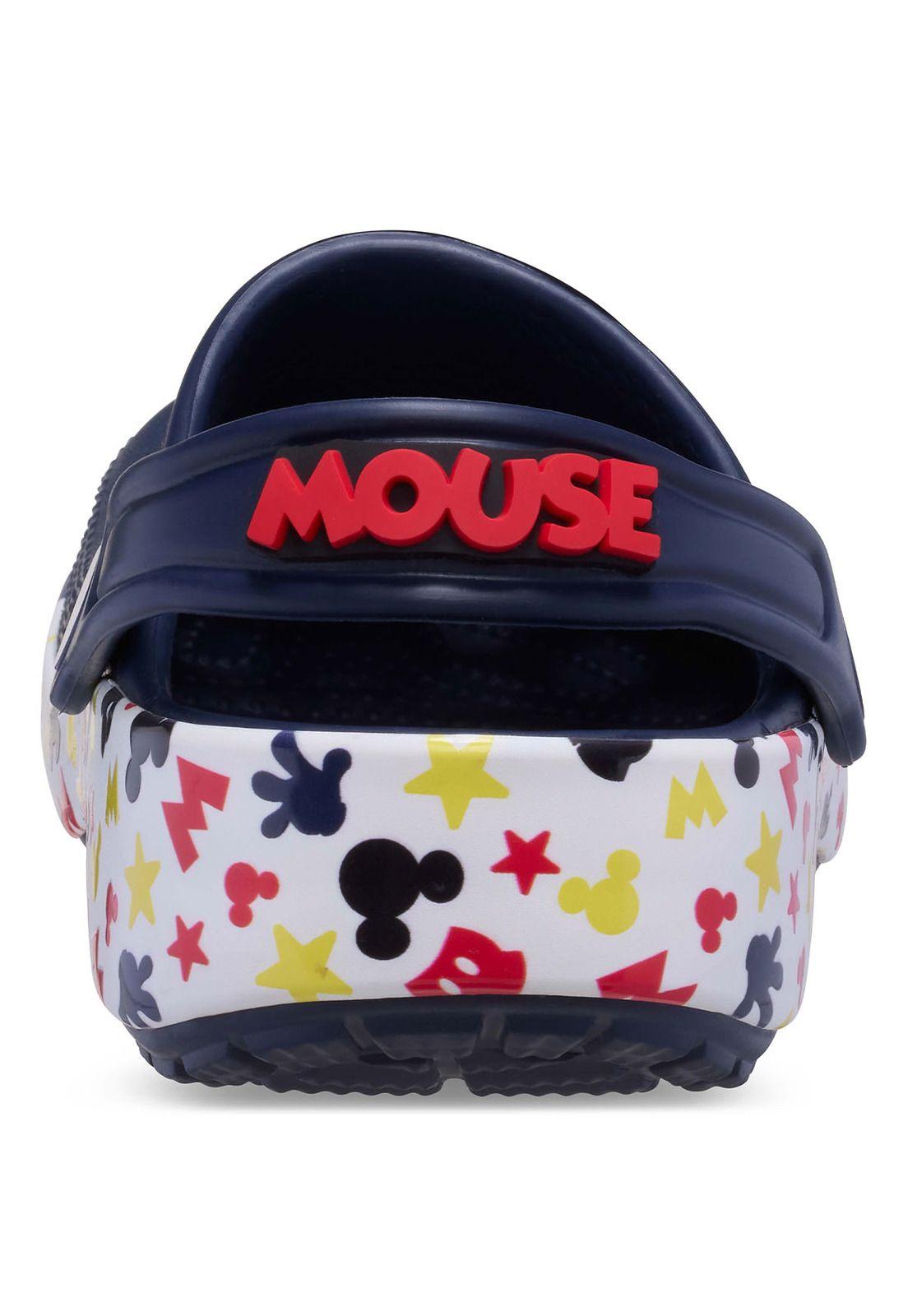 Zueco Crocs Niño Classic Mickey Mouse Azul Marino-6