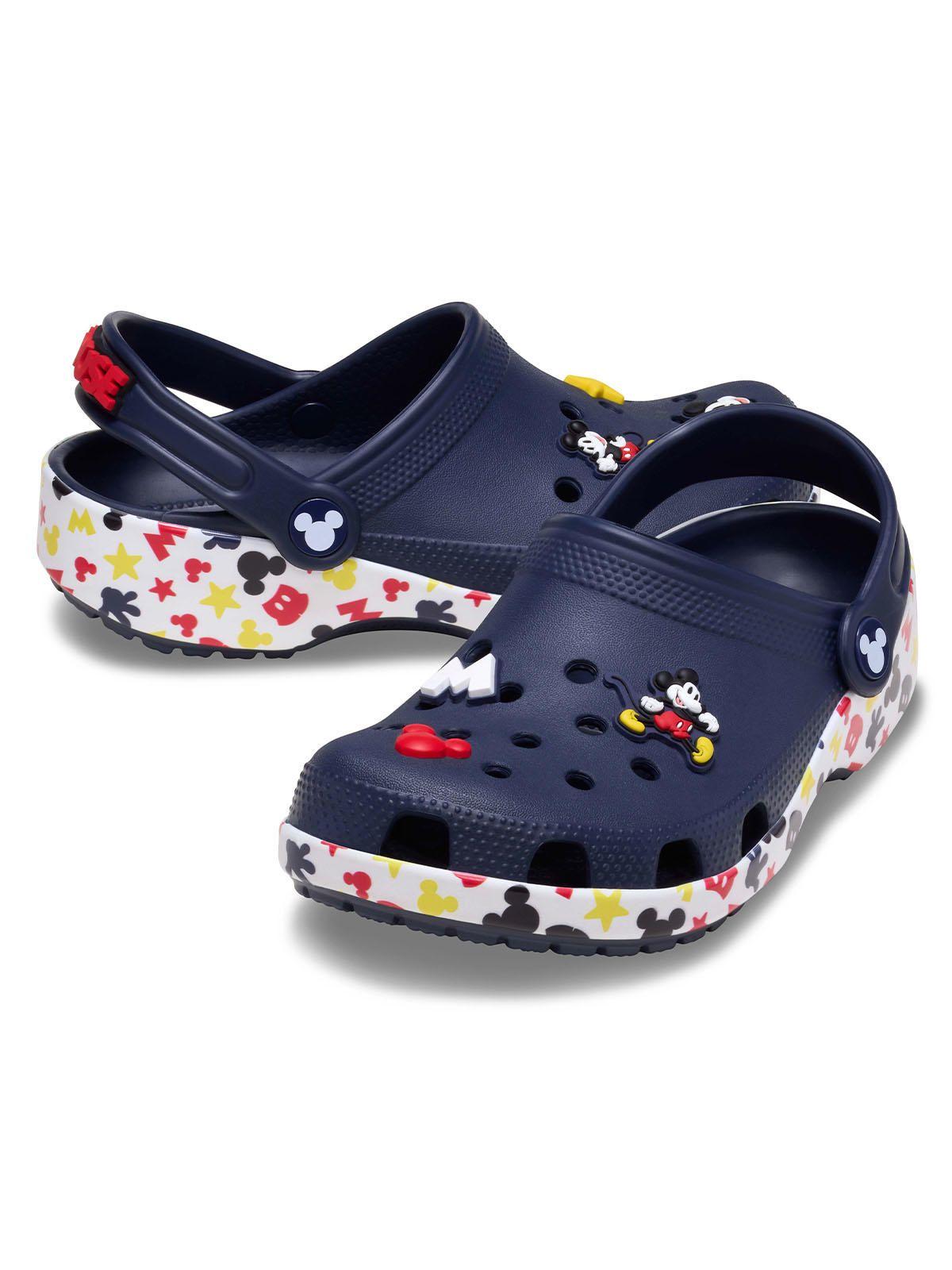Zueco Crocs Niño Classic Mickey Mouse Azul Marino-3