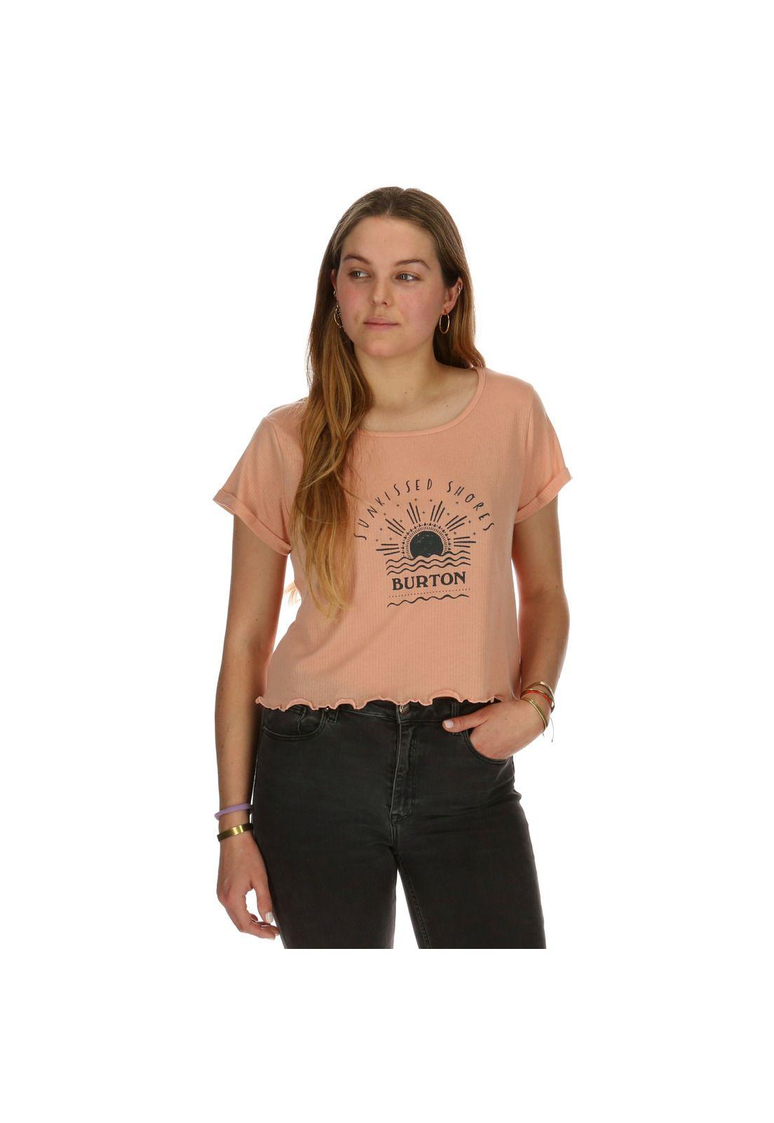 Polera M/C Femenino Briny Rosa Burton-0