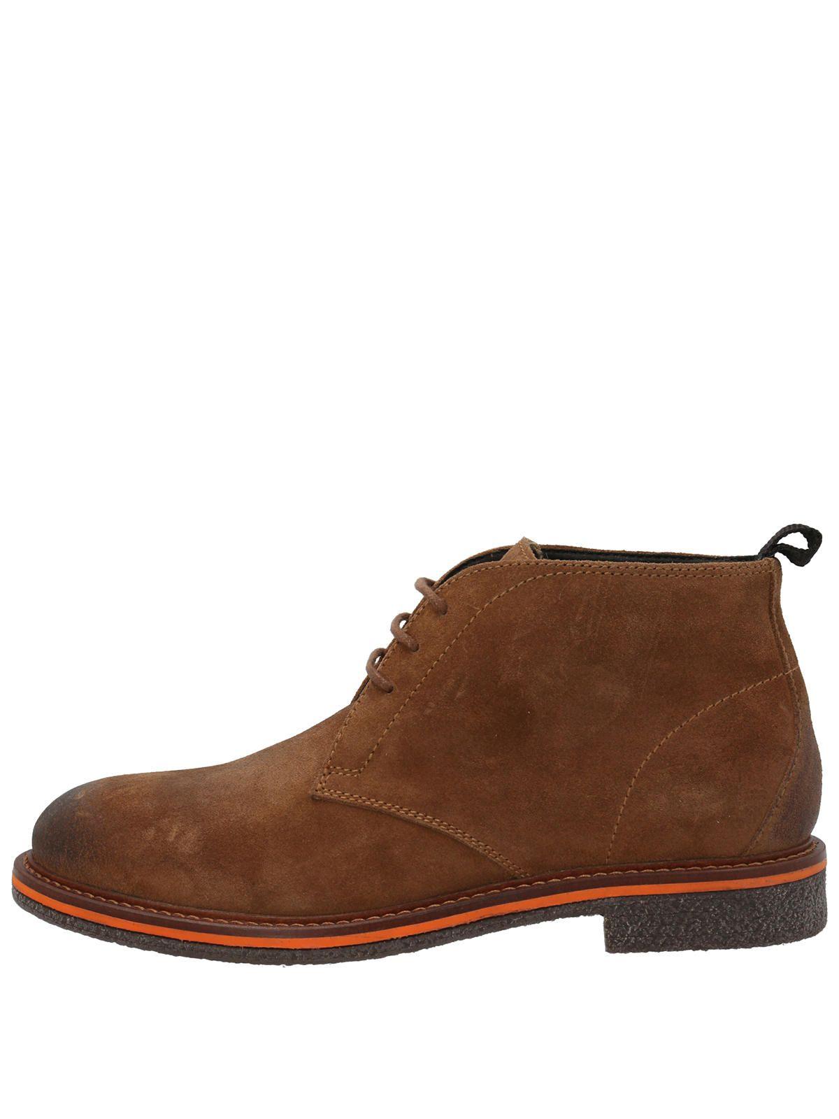 Botín Cuero Hombre Trofa Café-4