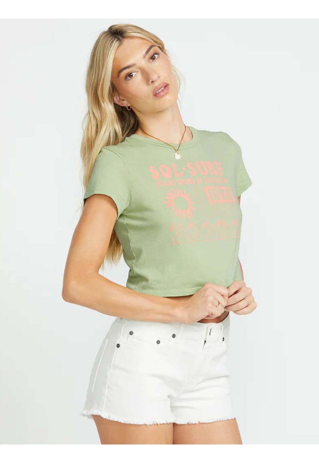 Polera Mujer Sol Surf Verde Billabong-3