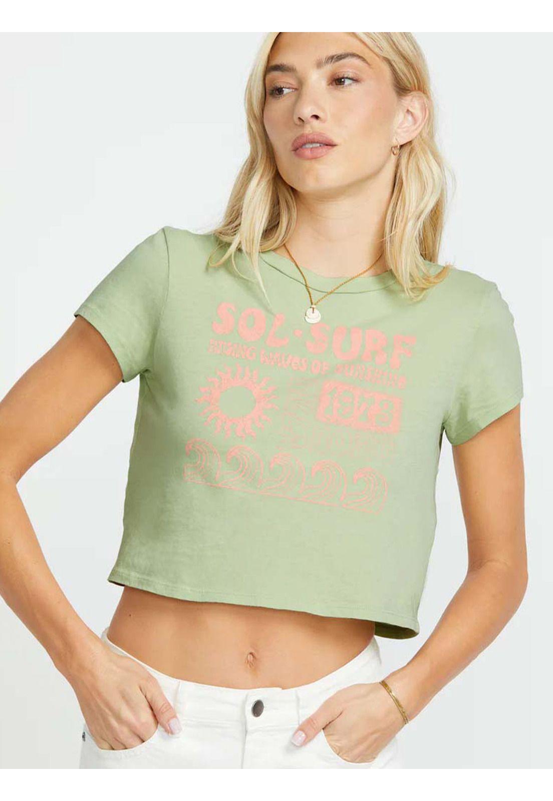 Polera Mujer Sol Surf Verde Billabong-5