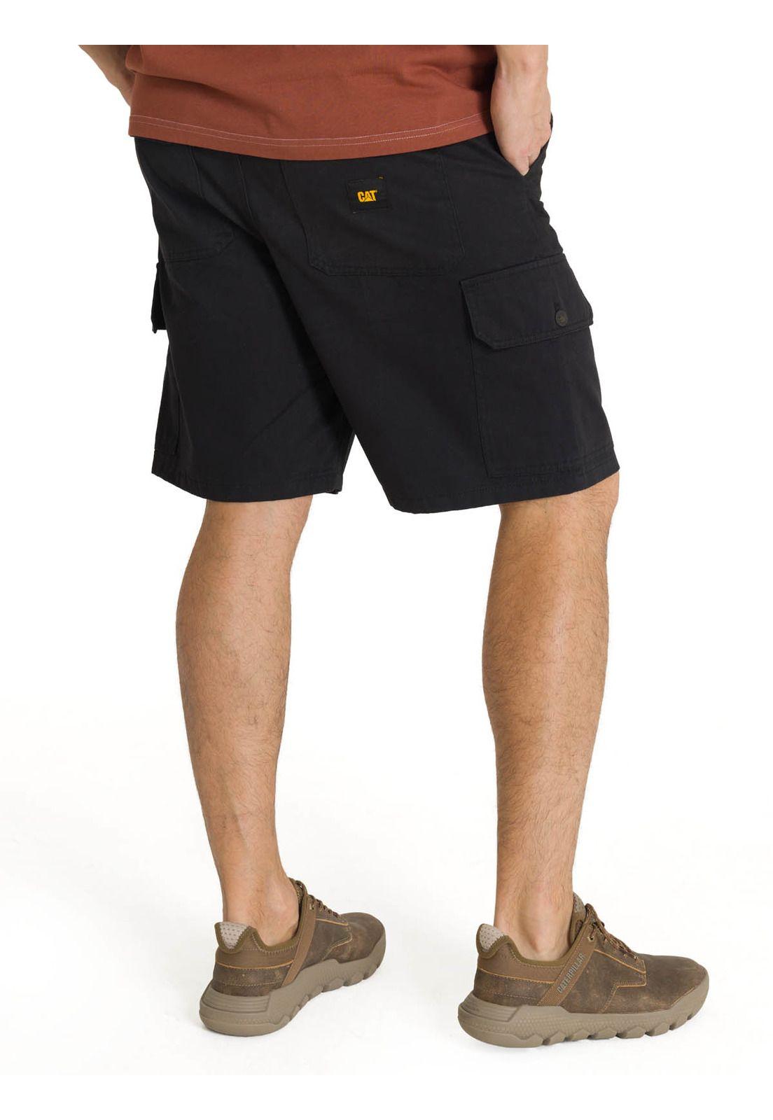 Short Hombre Cargo Negro-3