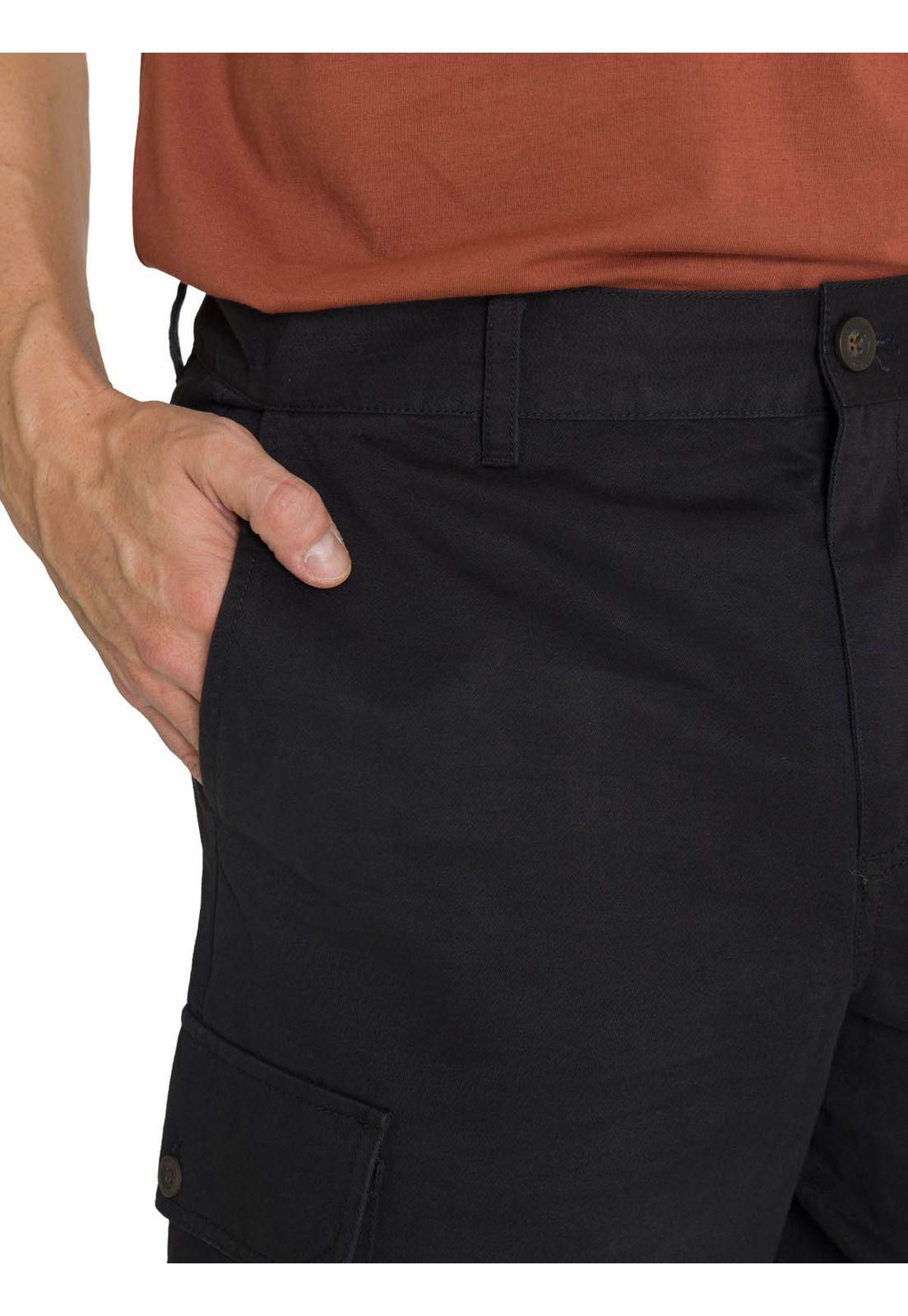 Short Hombre Cargo Negro-4