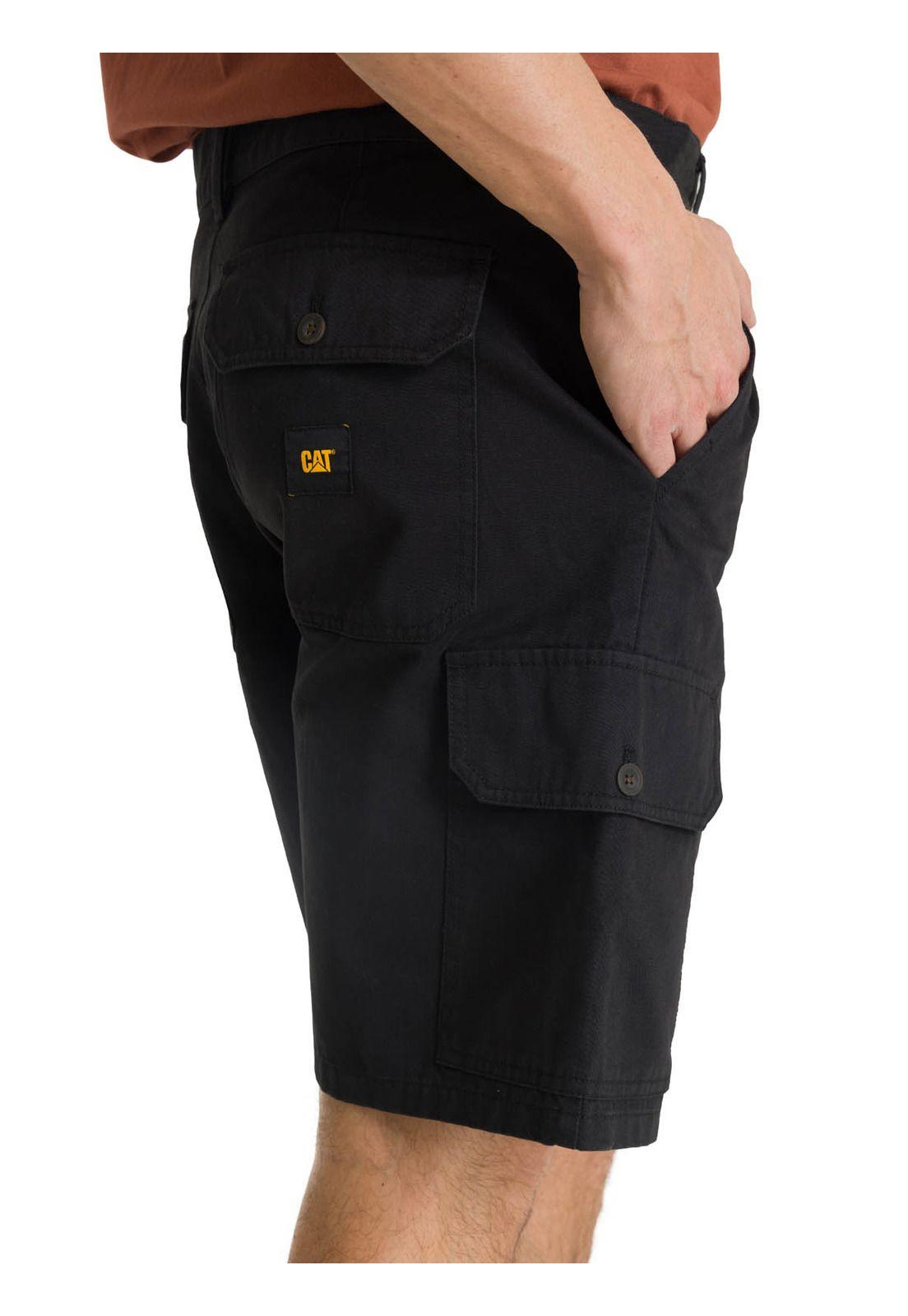 Short Hombre Cargo Negro-6