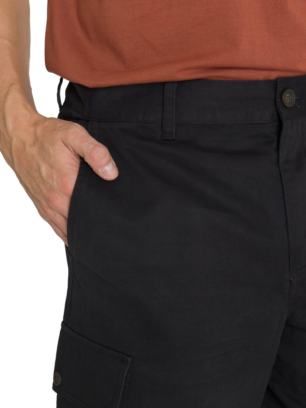 Short Hombre Cargo Negro-4