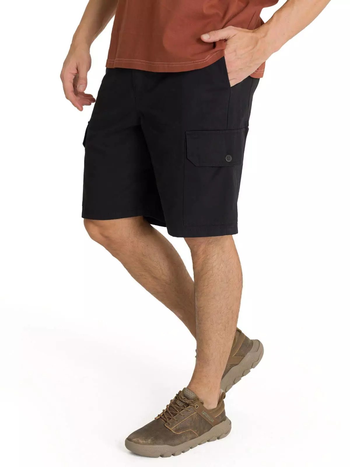 Short Hombre Cargo Negro-0