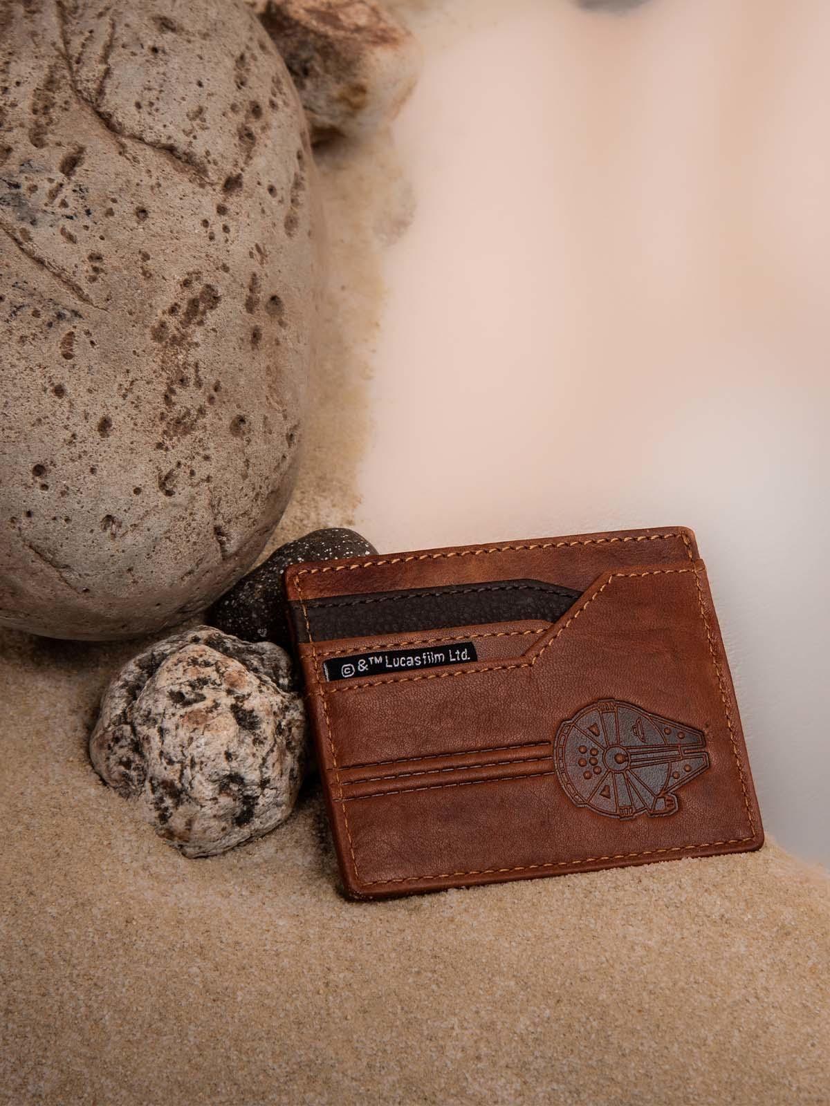 Tarjetero Cuero HombreHalcon Card Café-0