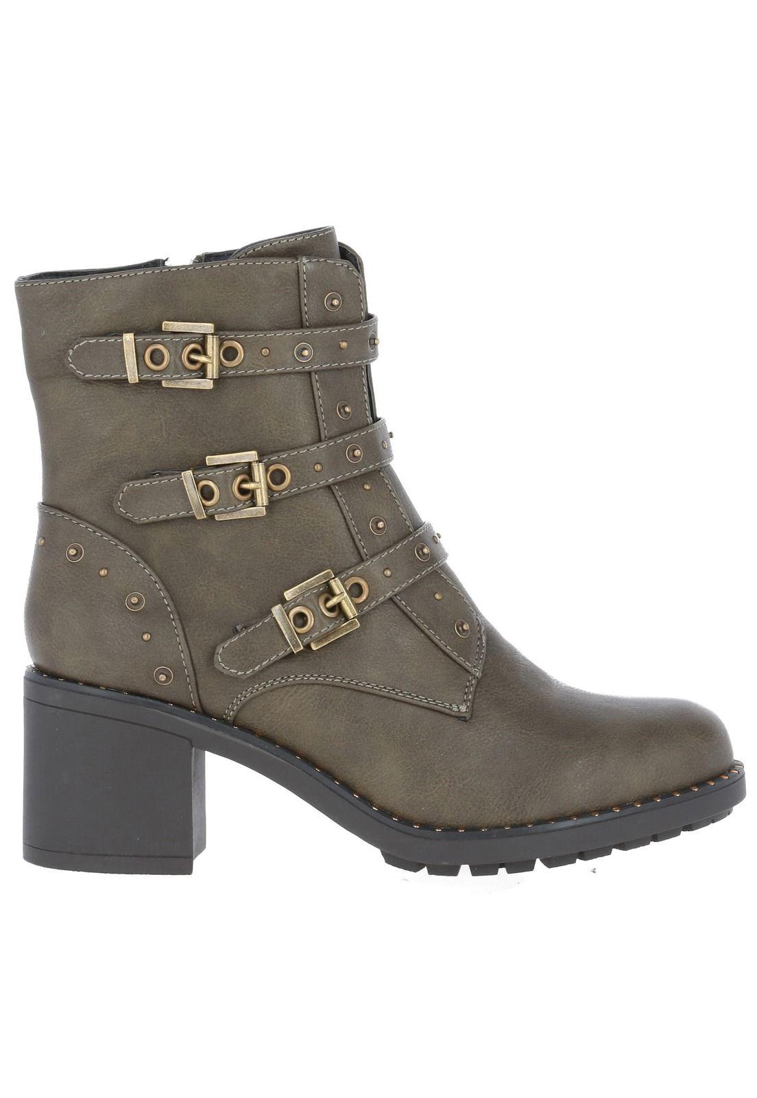 Botín Comby Verde Militar-2