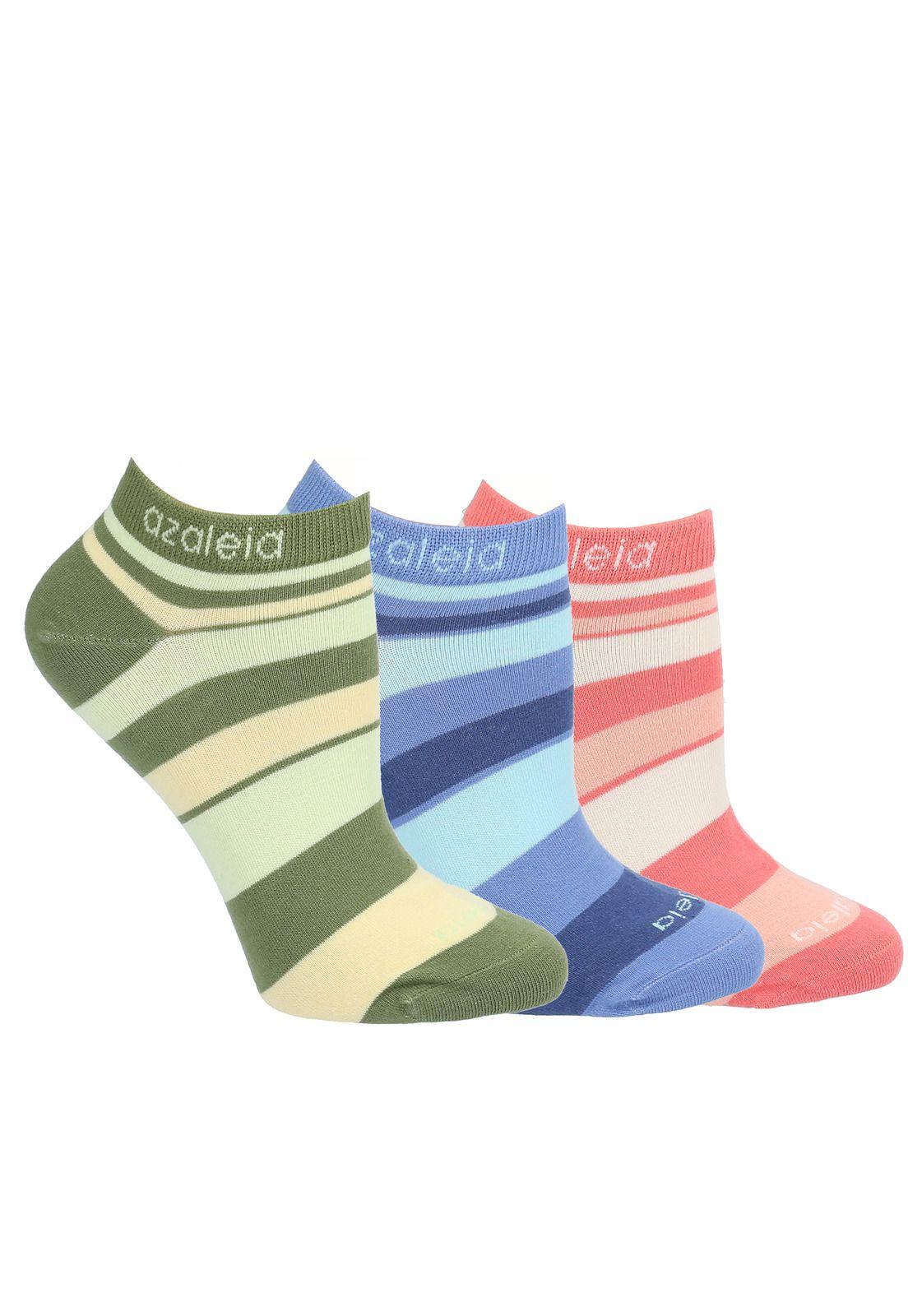 Pack 3 Calcetines Mujer Ped Block Multicolor-0