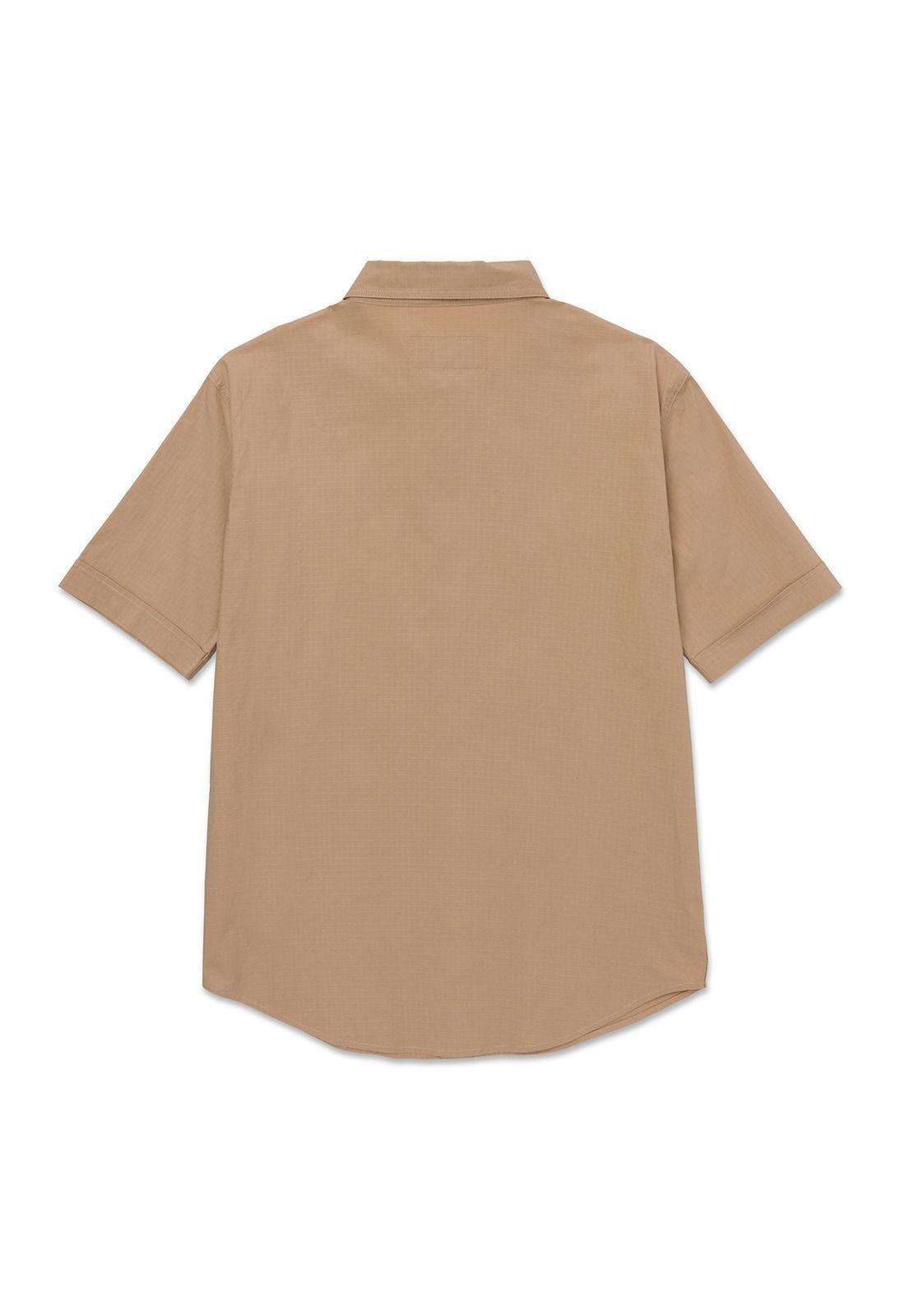 Camisa Manga Corta Hombre Utility Beige/Crudo-1