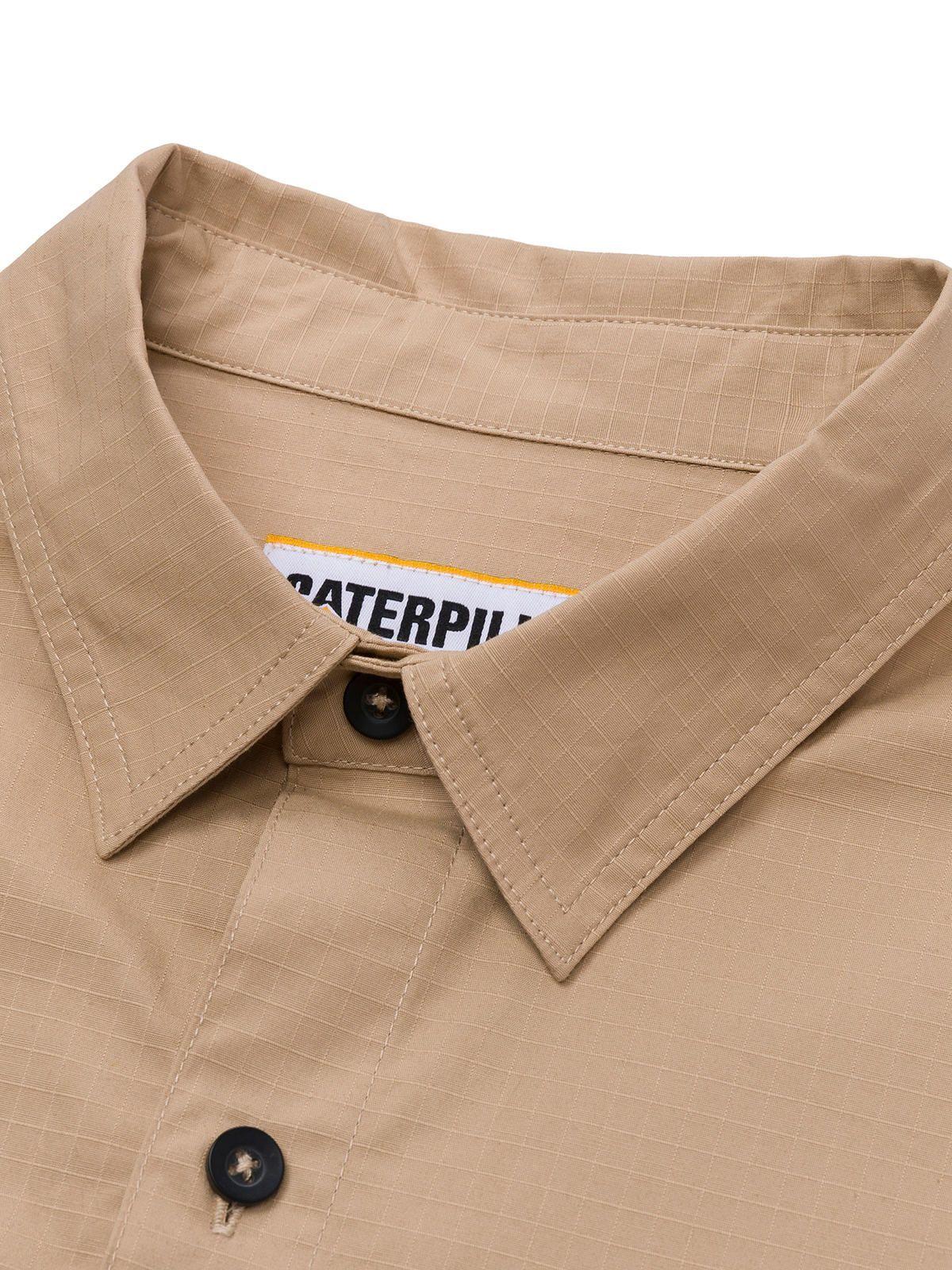 Camisa Manga Corta Hombre Utility Beige/Crudo-3