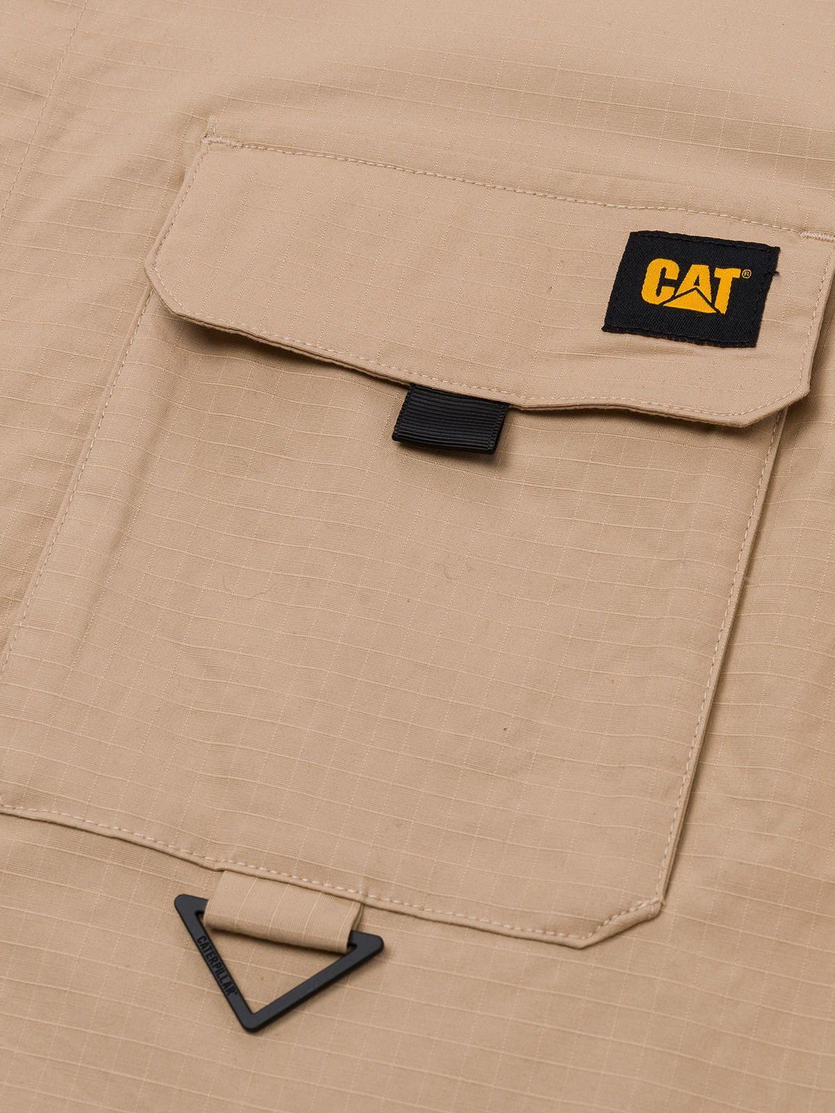 Camisa Manga Corta Hombre Utility Beige/Crudo-4