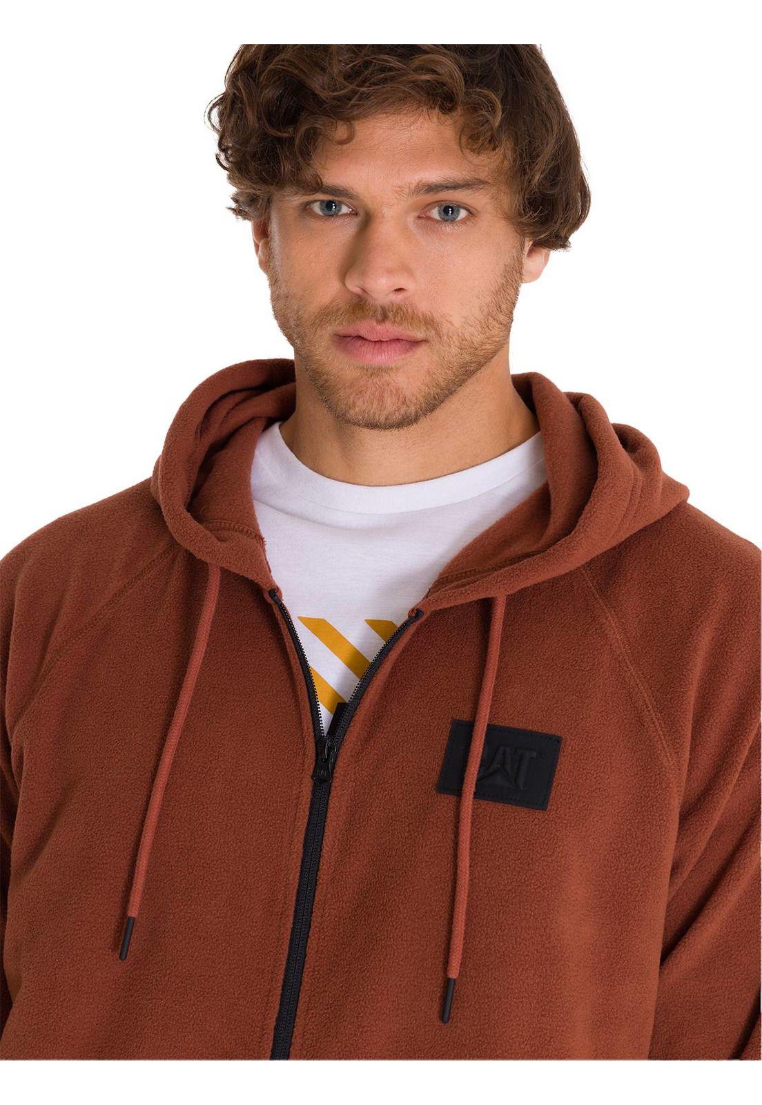 Polar Microfleece Full Zip Unisex Terracota-4