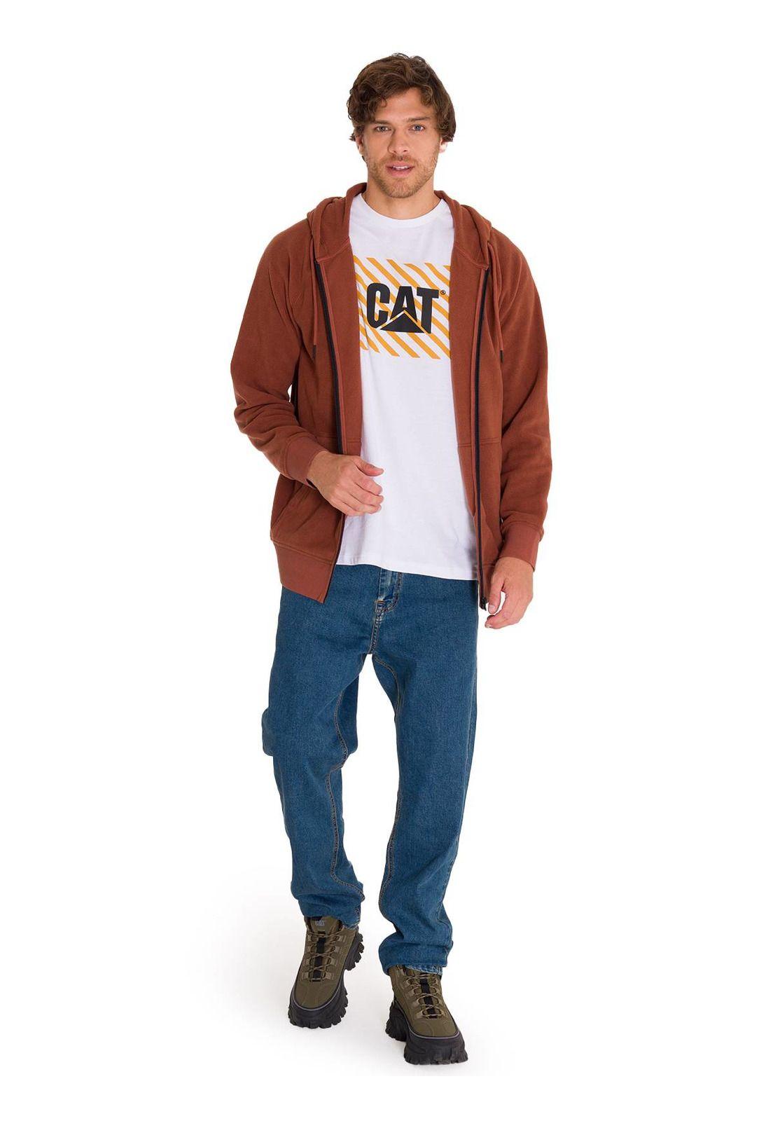 Polar Microfleece Full Zip Unisex Terracota-5