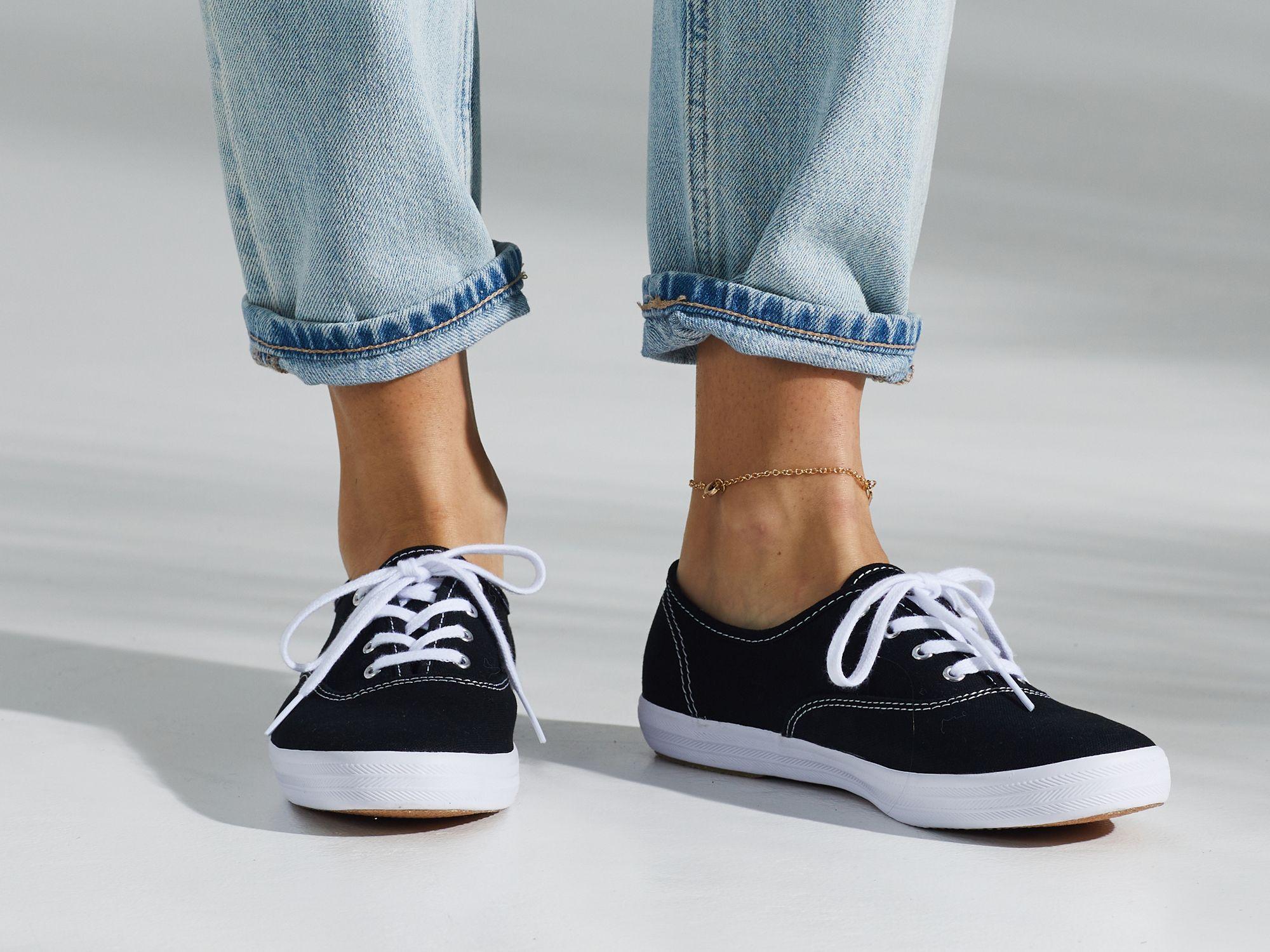 Zapatilla Mujer Champion Canvas Negra-1