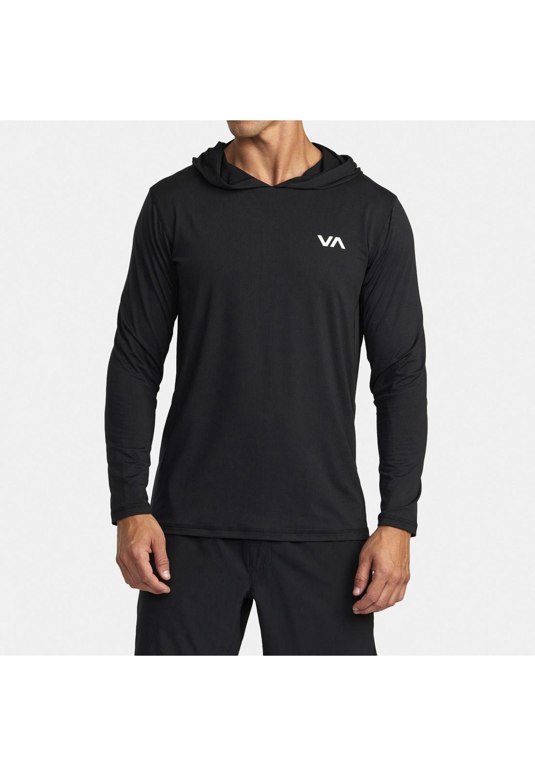 Polera Hombre Sport Vent Hood M Kt Negro-0