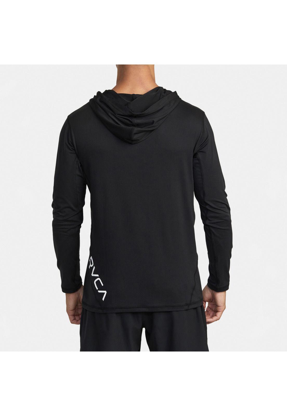 Polera Hombre Sport Vent Hood M Kt Negro-1