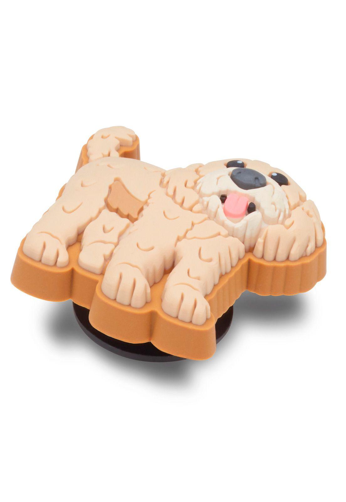 Jibbitz Crocs Perro Golden Doodle Café-2