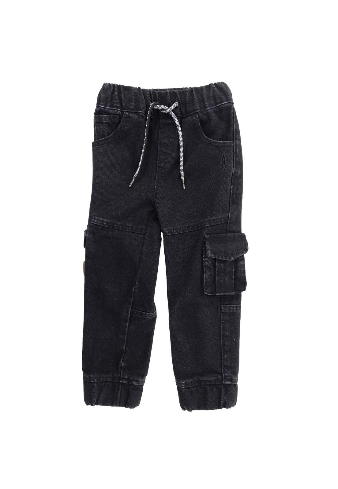 Jeans Patrol Niño Gris-0