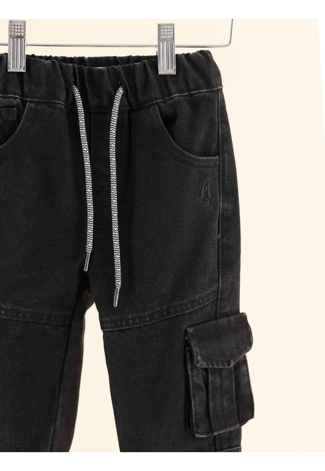 Jeans Patrol Niño Gris-3
