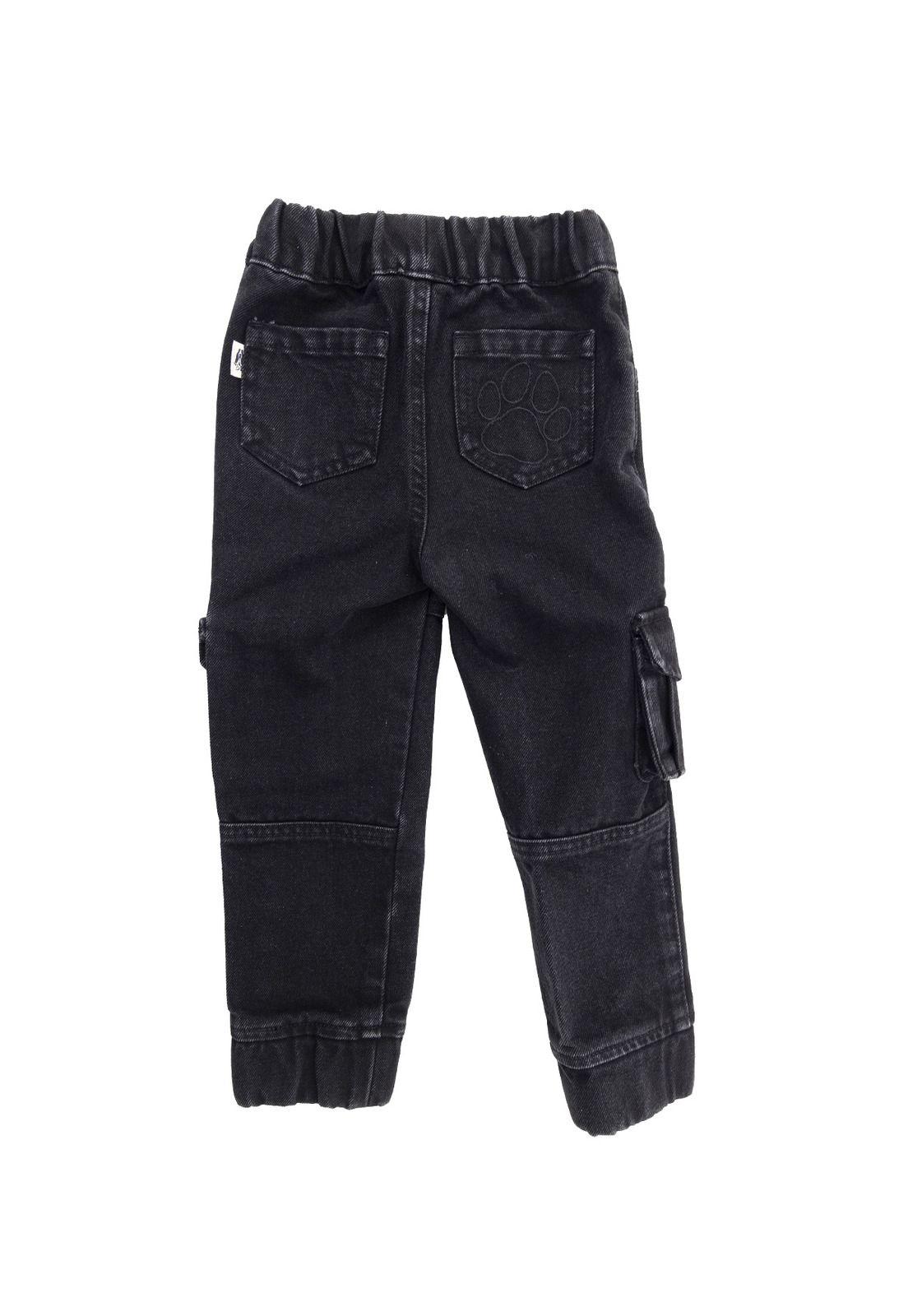 Jeans Patrol Niño Gris-4