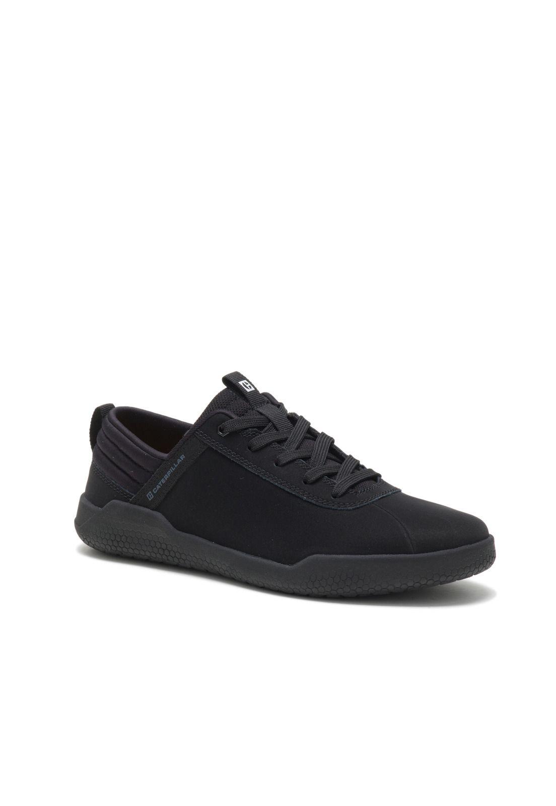 Zapatilla Cuero Hex Negro Mujer-0