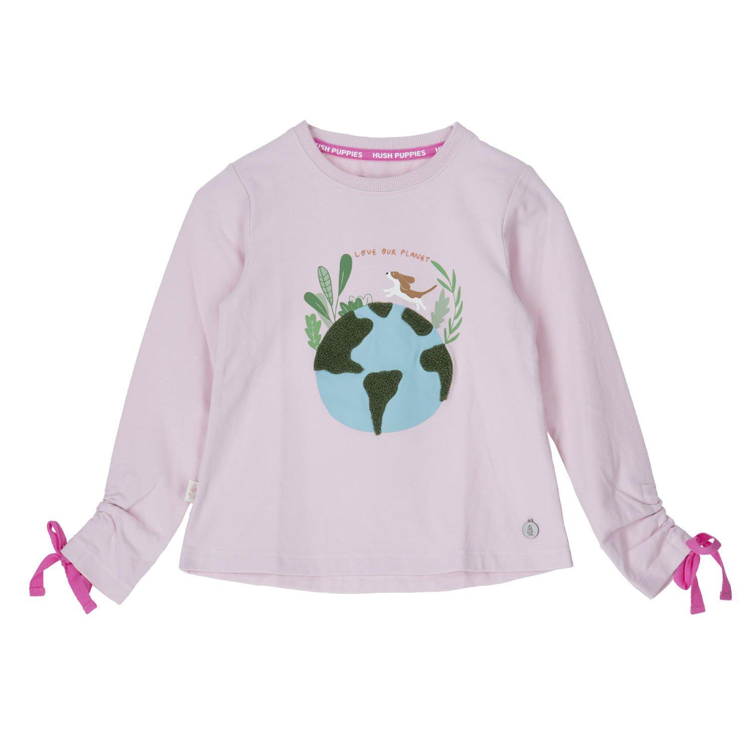 Polera Niña Planet Rosado-0