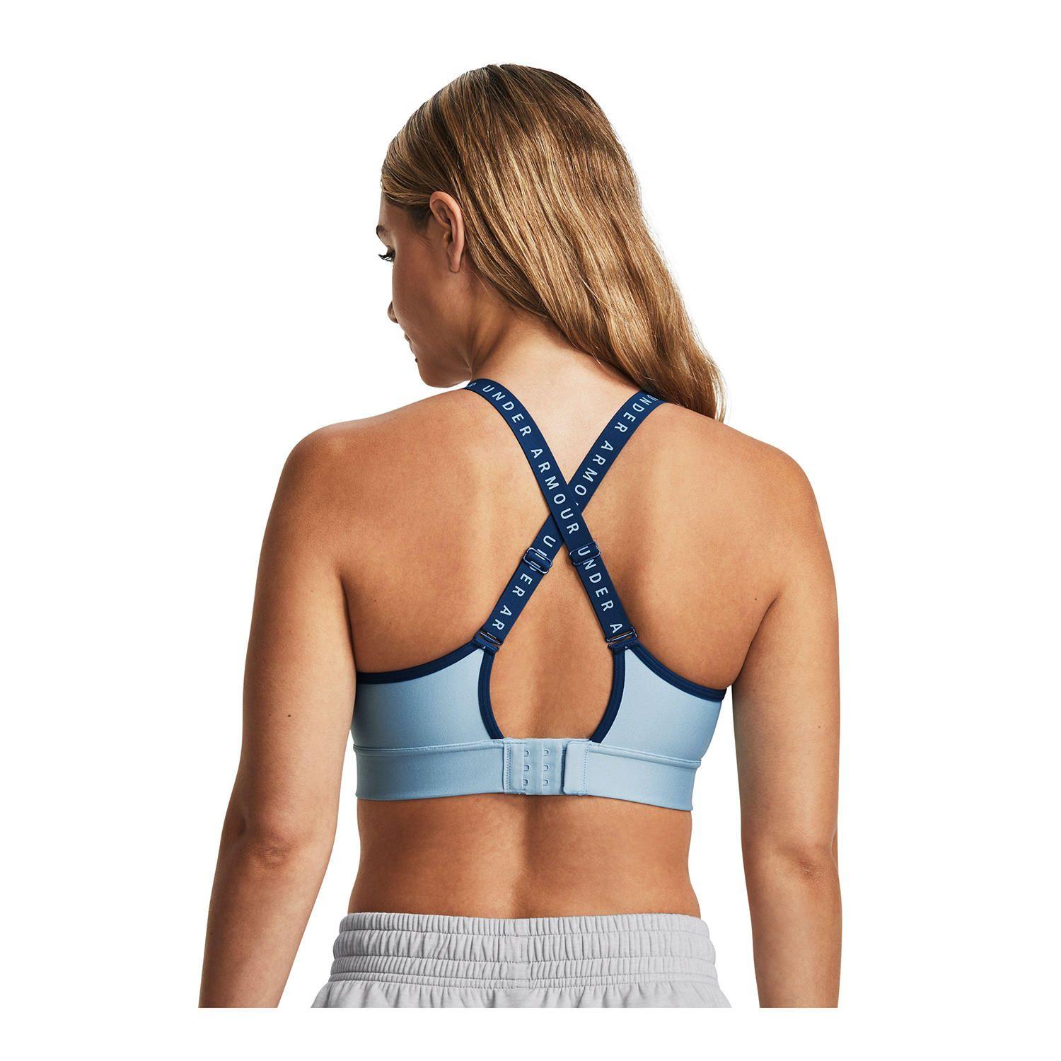  Peto Deportivo Infinity Mid Covered Celeste Mujer-4