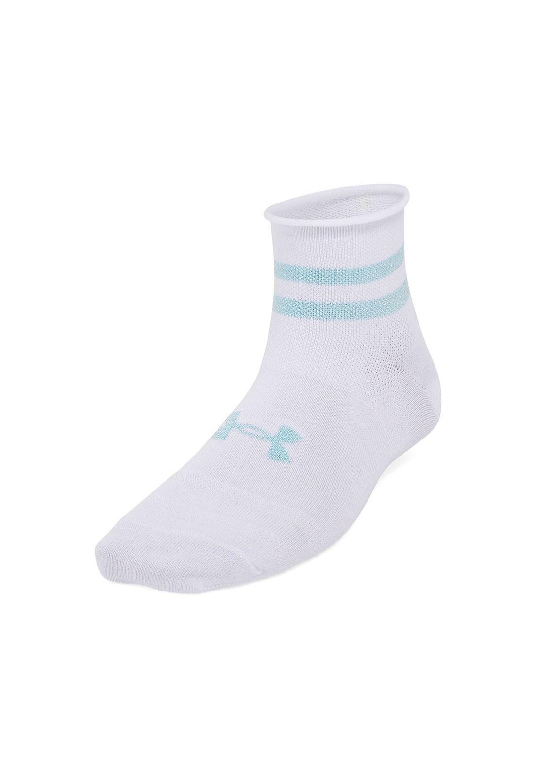 Calcetín sport Essential Low Blanco Mujer-0