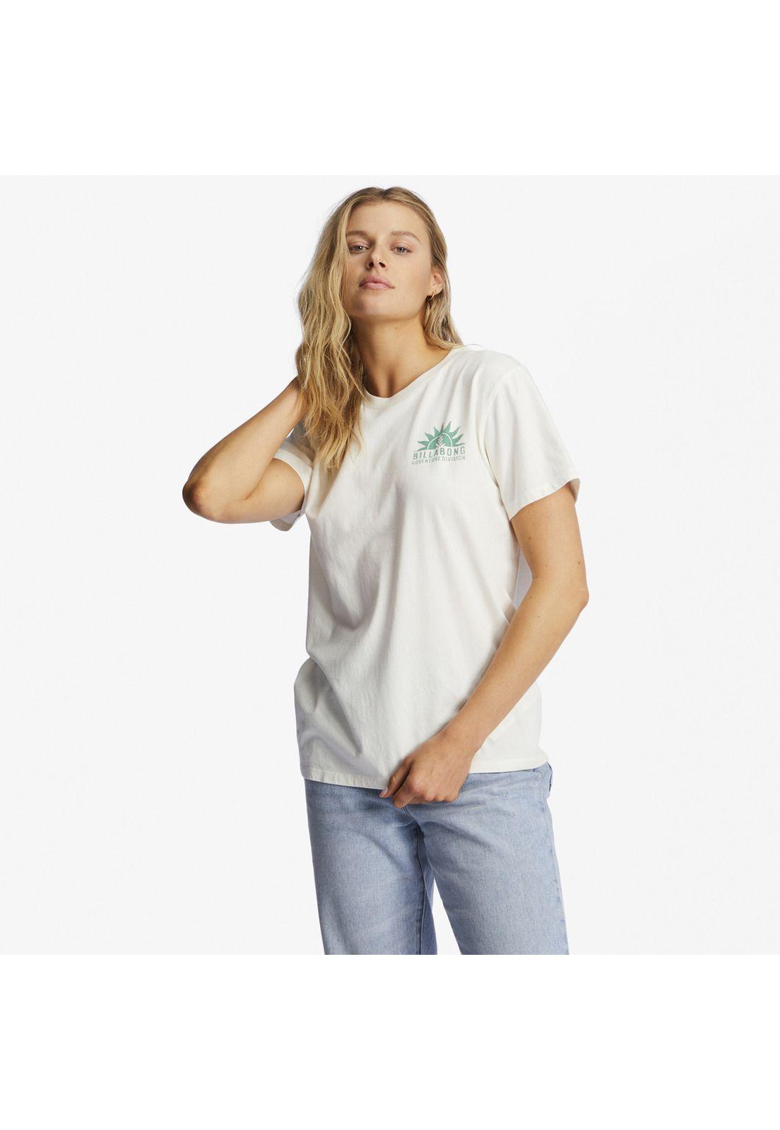 Polera M/C Ss A/Div Tee J Tees Blanco Mujer-0