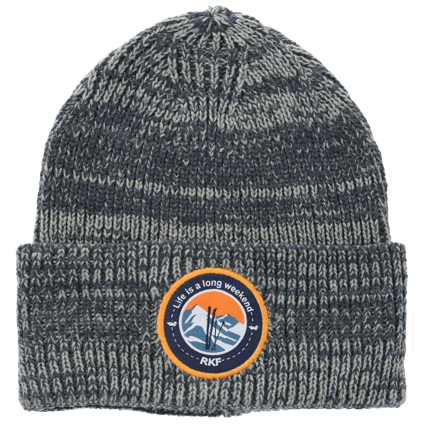 Gorro Fibras Reciclada Unisex Beanie Snow Azul-0