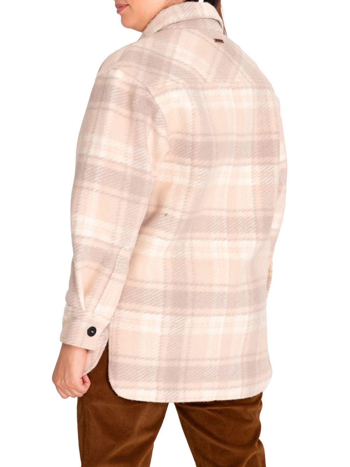 Chaqueta Lana Mujer Begonia Beige/Crudo-6
