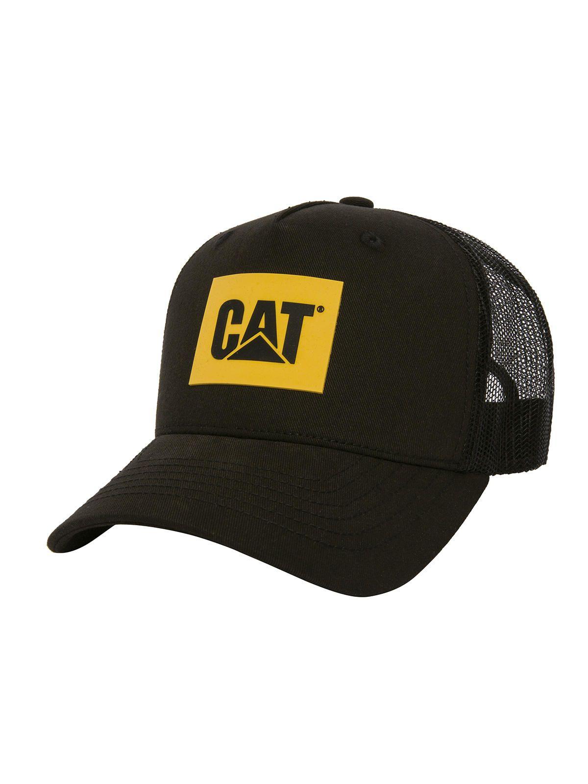 Jockey Casual Hombre Cat Logo 5-Panel Trucker Negro-0