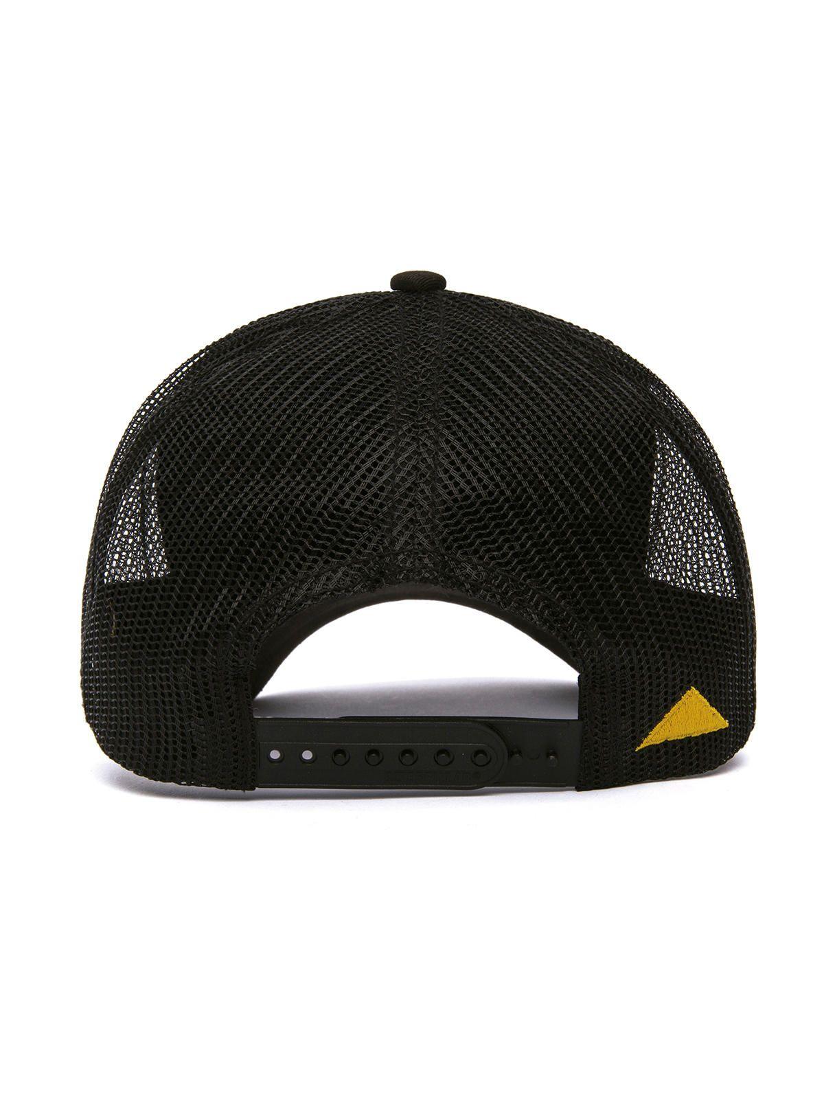 Jockey Casual Hombre Cat Logo 5-Panel Trucker Negro-1