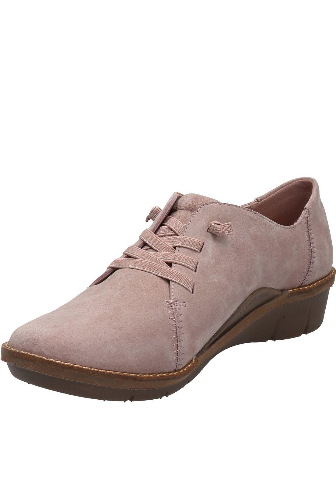 Zapato Cuero Mujer Aura Rosado-3