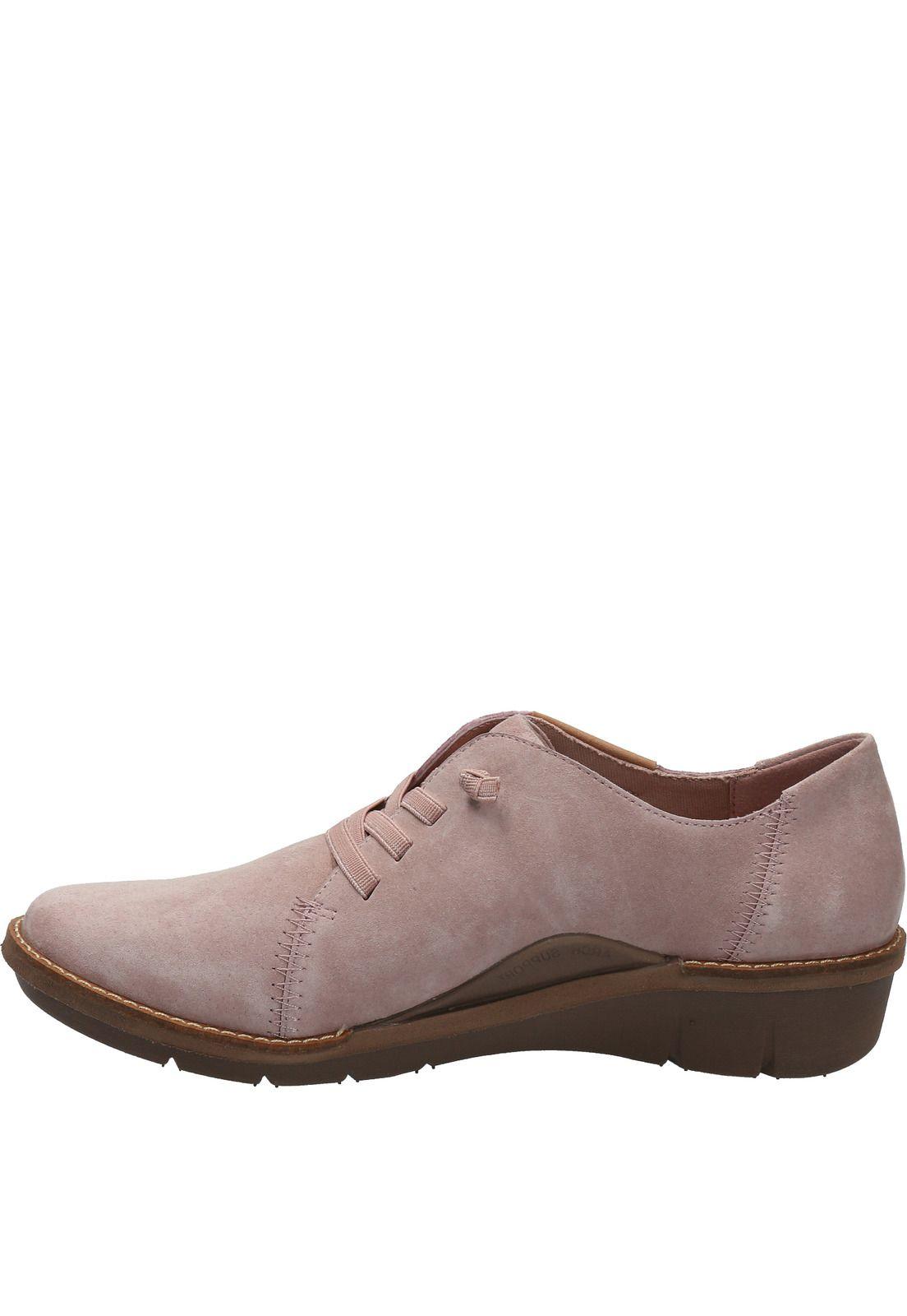 Zapato Cuero Mujer Aura Rosado-4