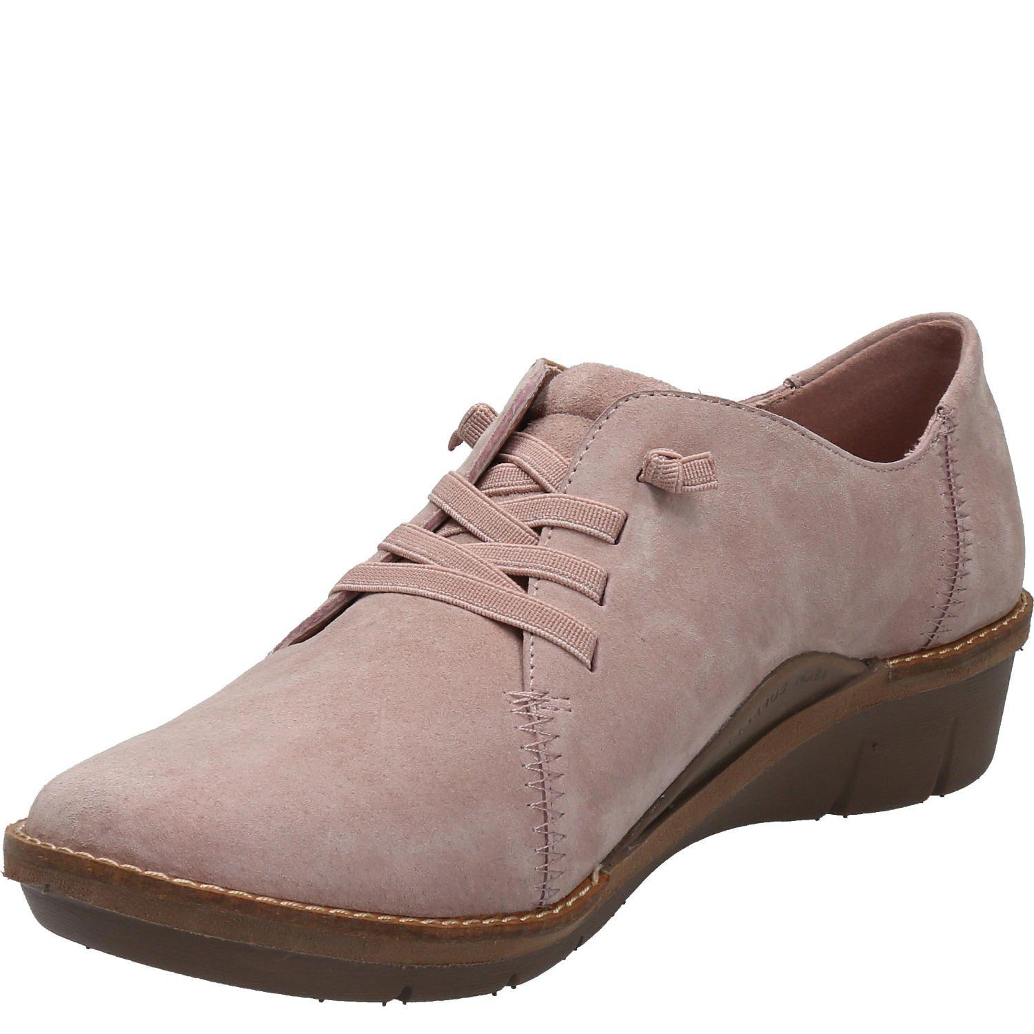 Zapato Cuero Mujer Aura Rosado-3